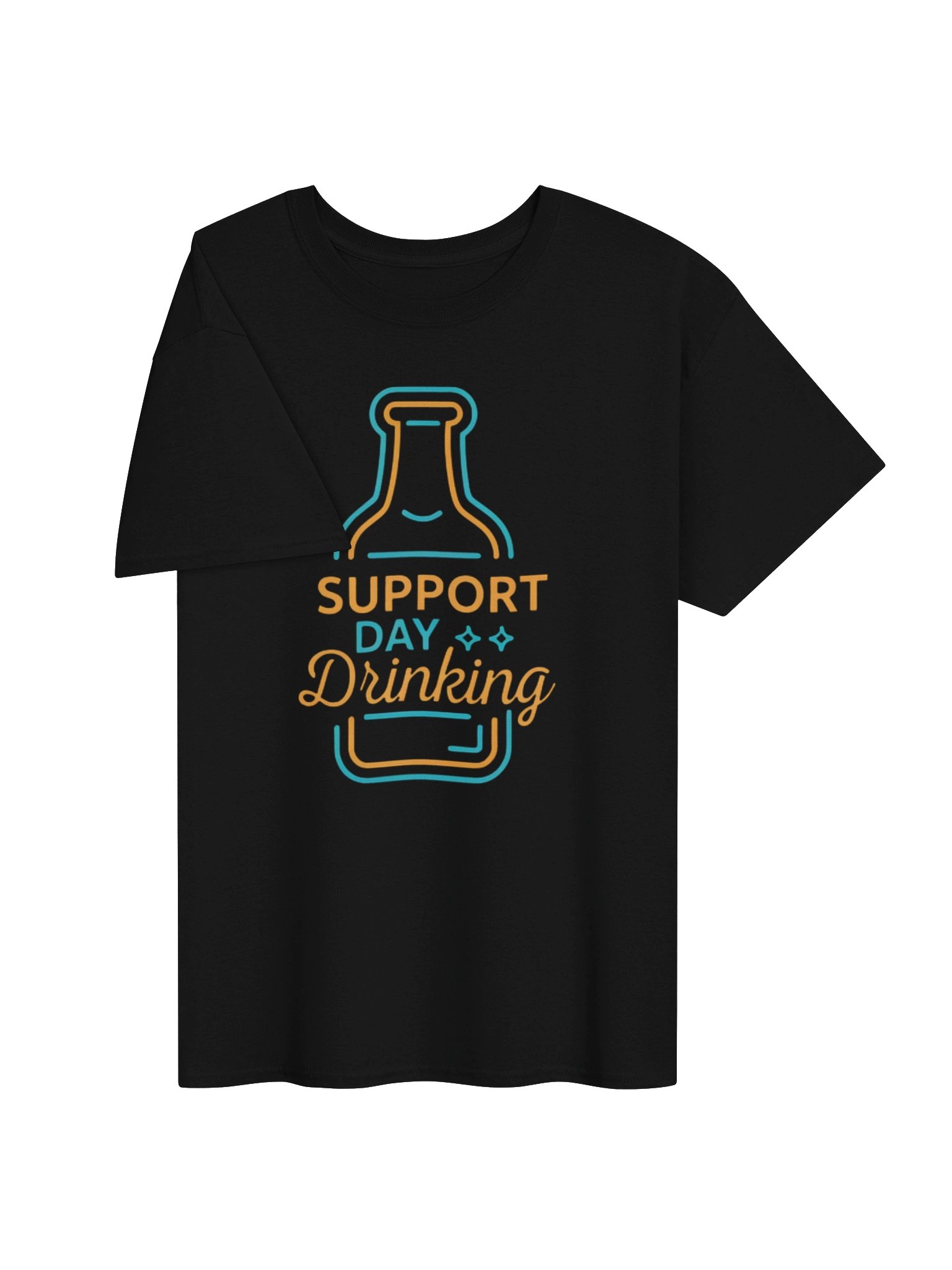 Support Day Drinking Shirt – Funny Beer Lover Graphic T-Shirt product image (26)