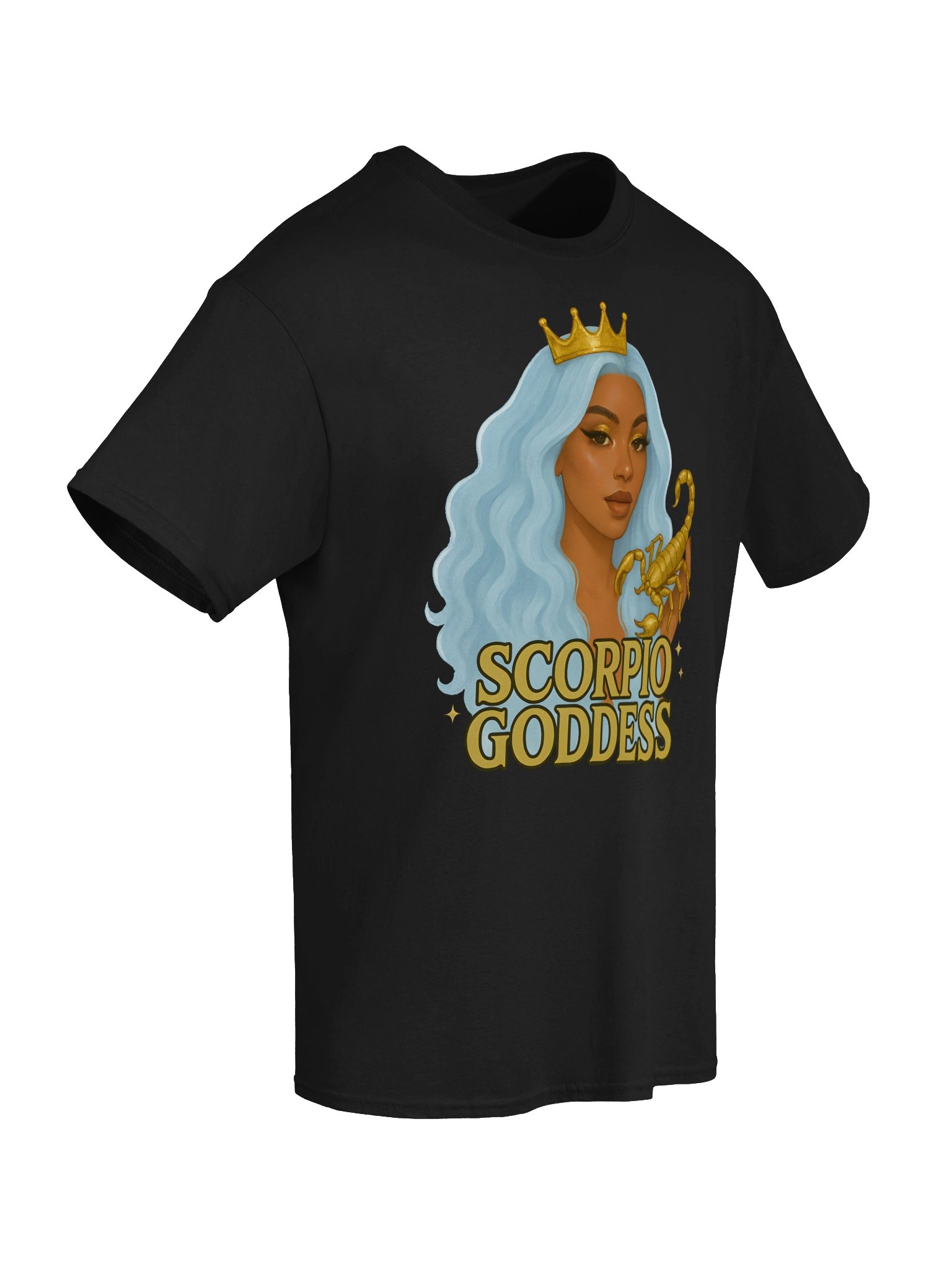 Scorpio Goddess Gold Crown Tee product image (44)