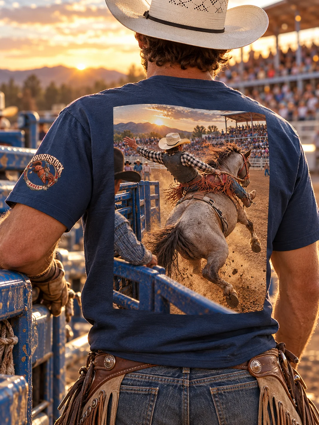Saddle Bronc Rigged & Ready T-Shirt | ROUGHSTOCK RODEO™ product image (20)