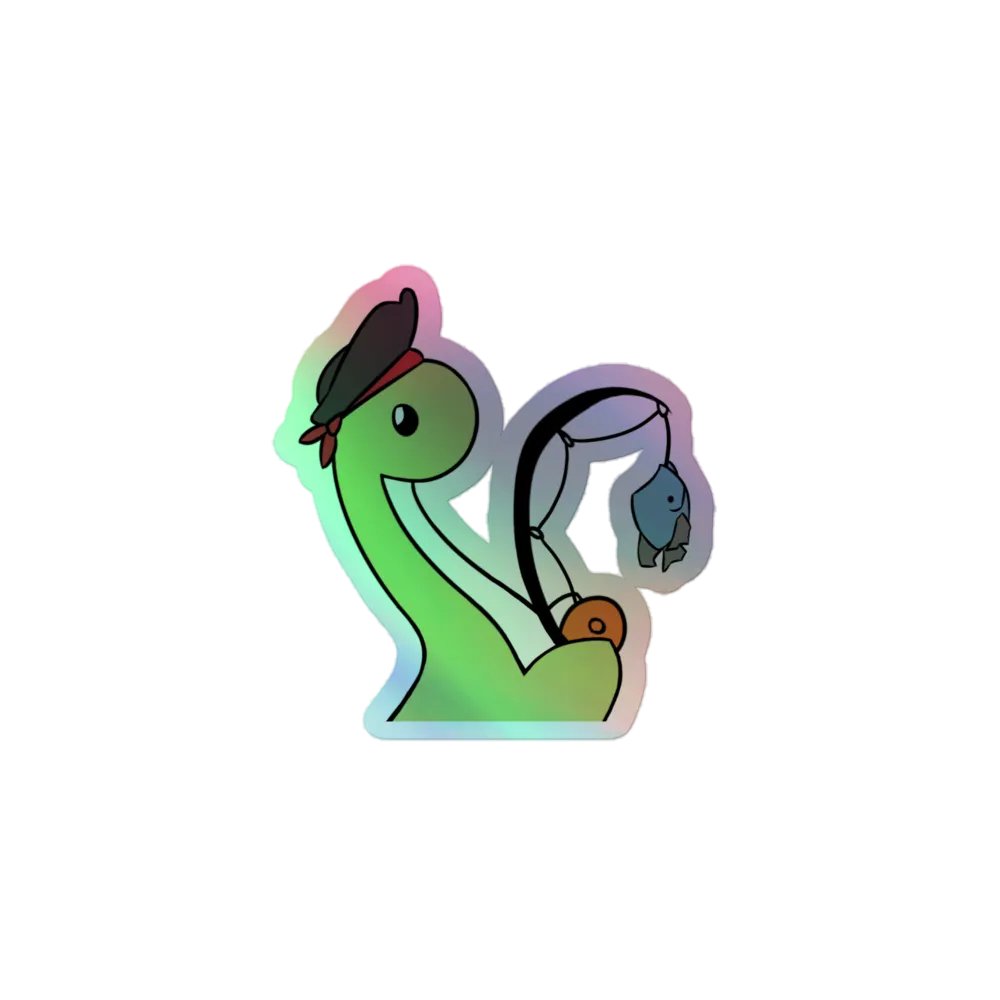 Fishing Nessy Sticker product image (1)