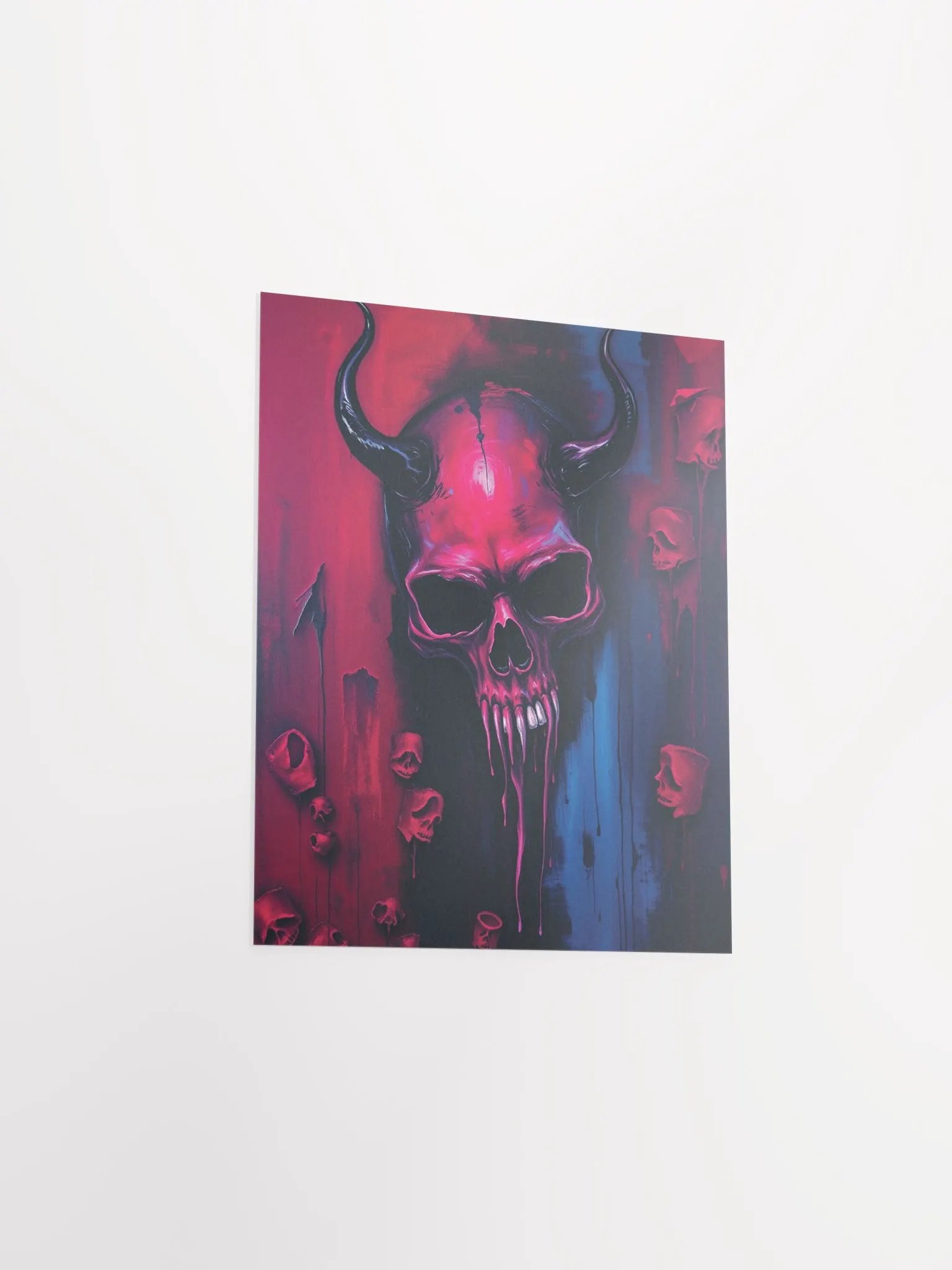 Surreal Horned Skull Poster product image (18)