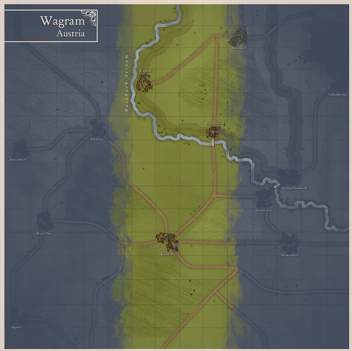 Wagram battle map. product image (2)