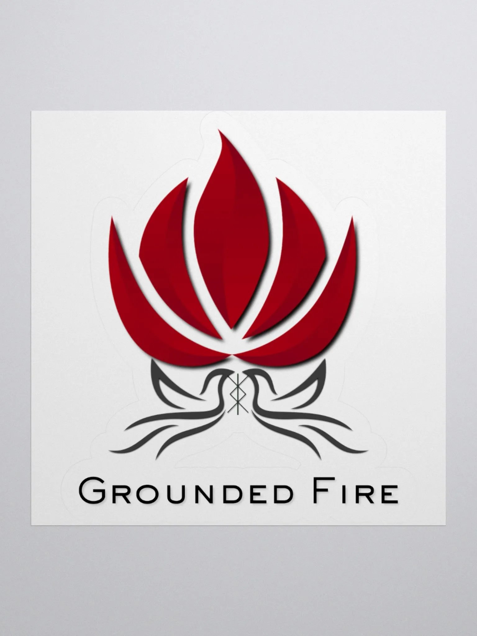 Grounded Fire Kiss Cut Stickers product image (11)