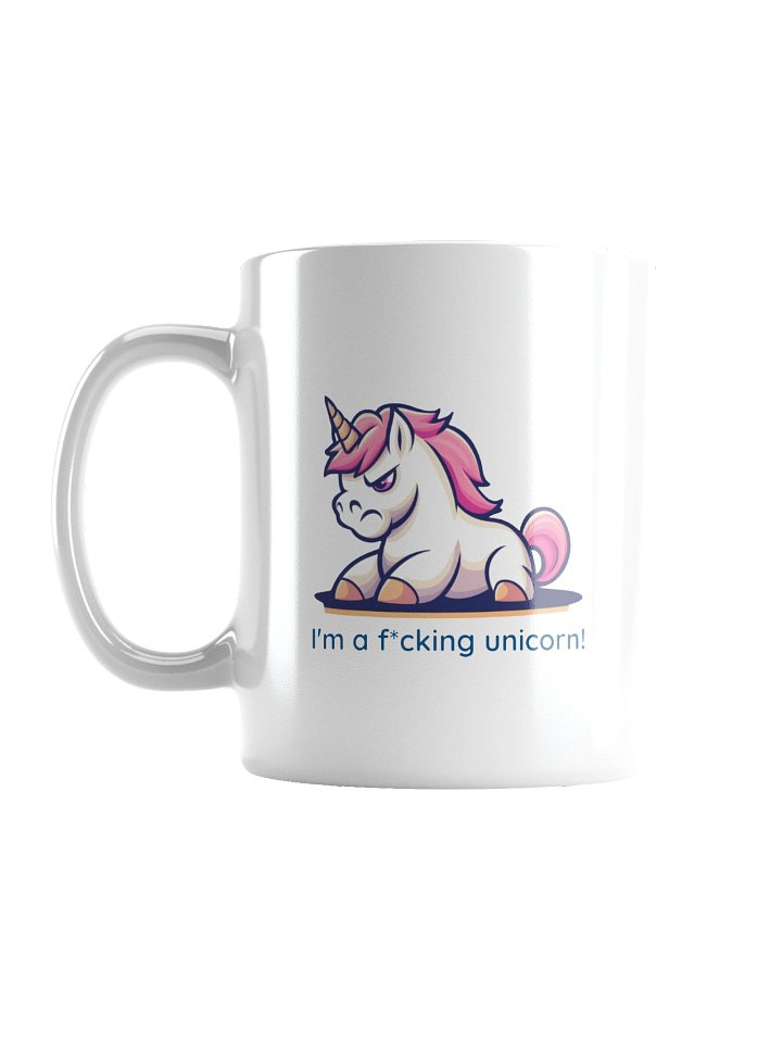 Grumpy Unicorn White Glossy Mug product image (1)
