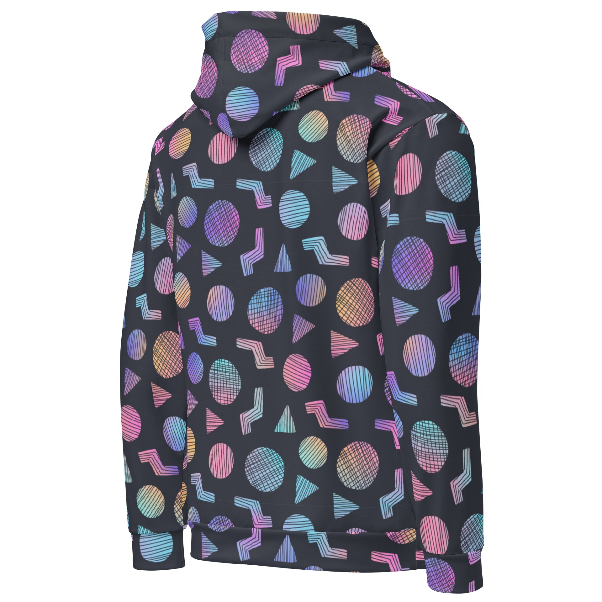 Comfortable Hoodie with Vibrant Geometric Dreams product image (4)