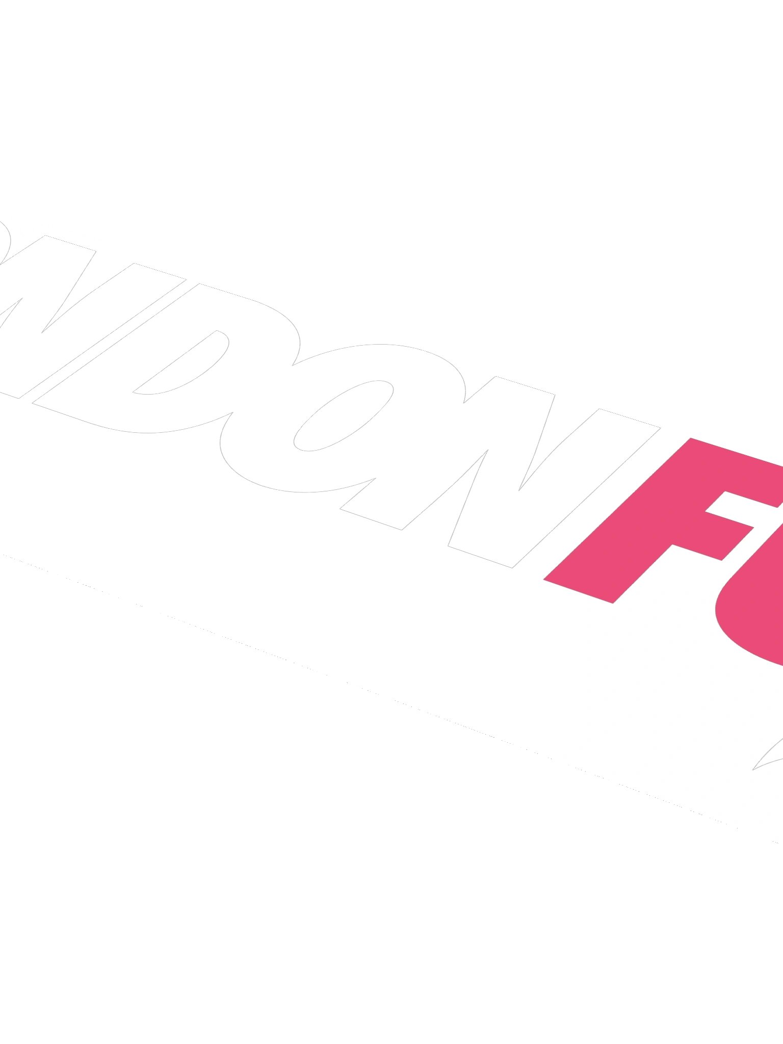 LondonFurs Logo White Red - Sticker product image (4)