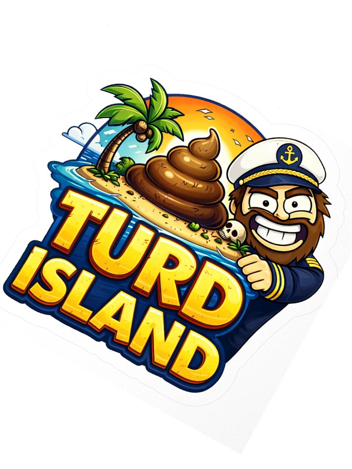 STICKER - TURD ISLAND product image (4)