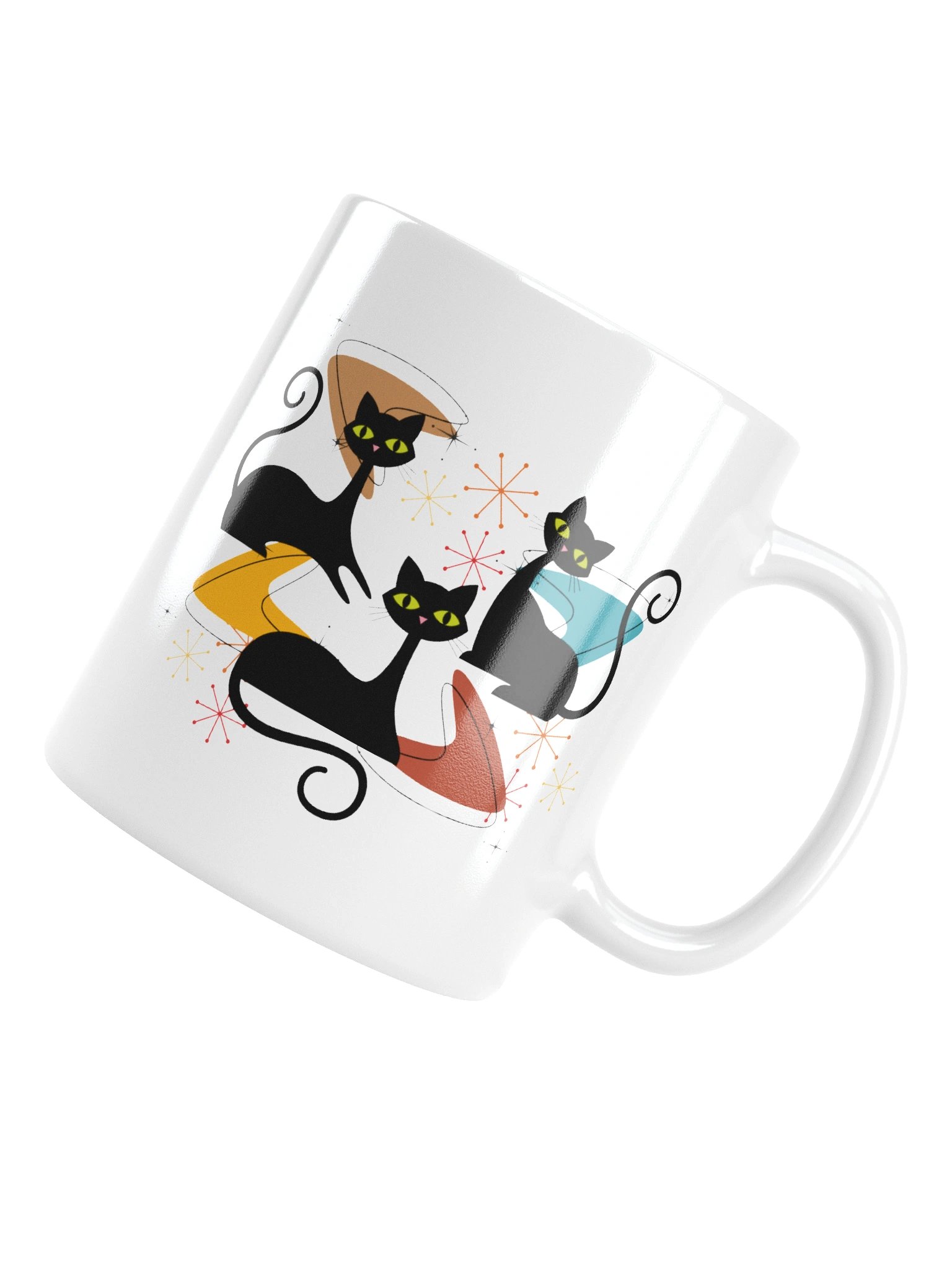 Retro Atomic Cats Mug product image (14)