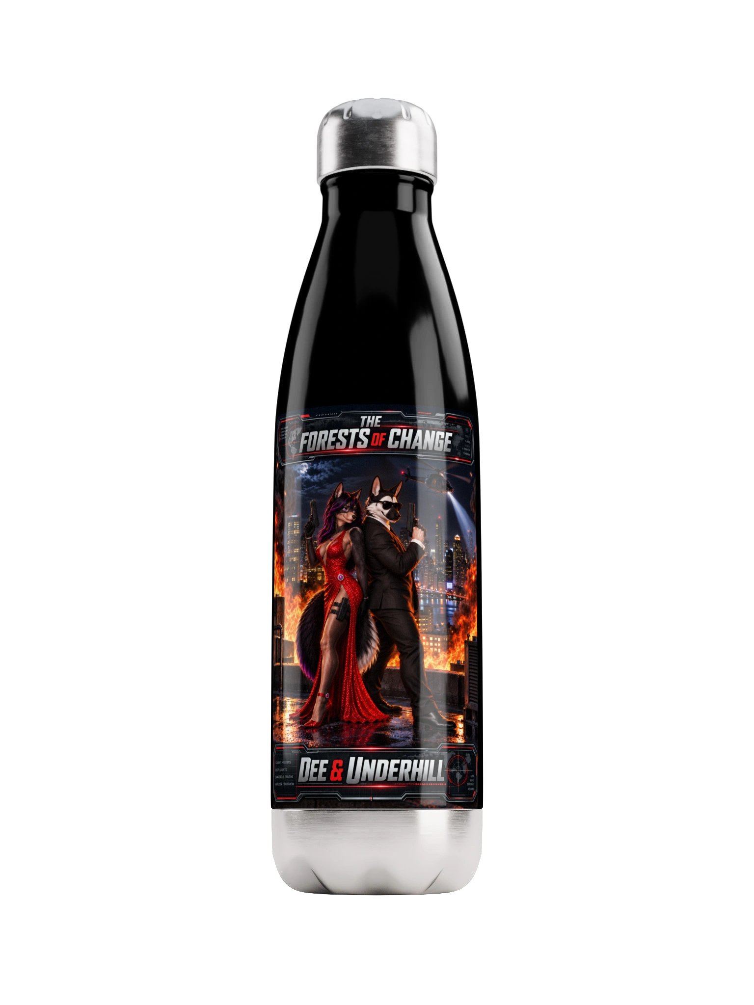 Dee & Underhill Banner Water Bottle. product image (1)