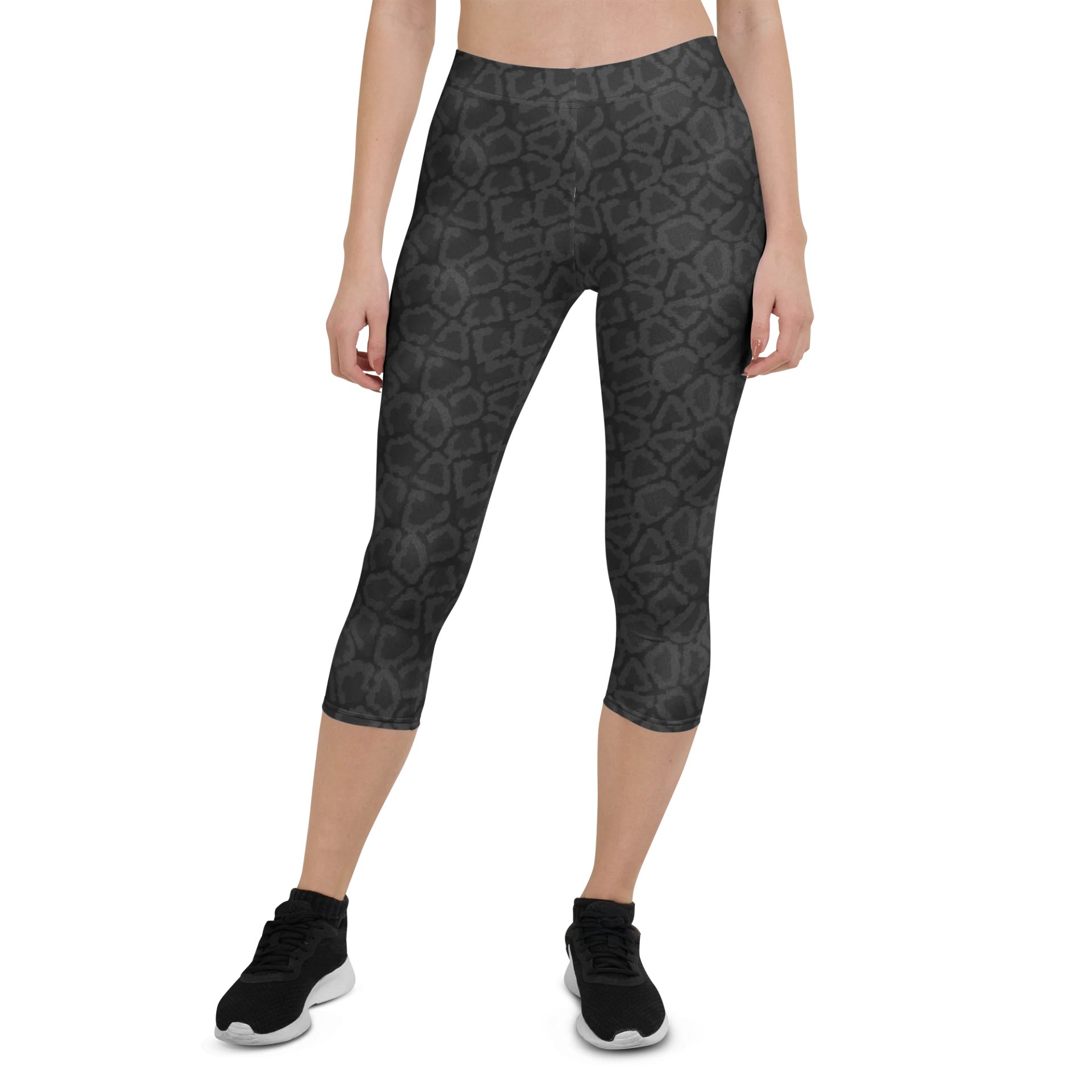Stylish Leopard Print Capri Leggings for Everyday Wear product image (1)