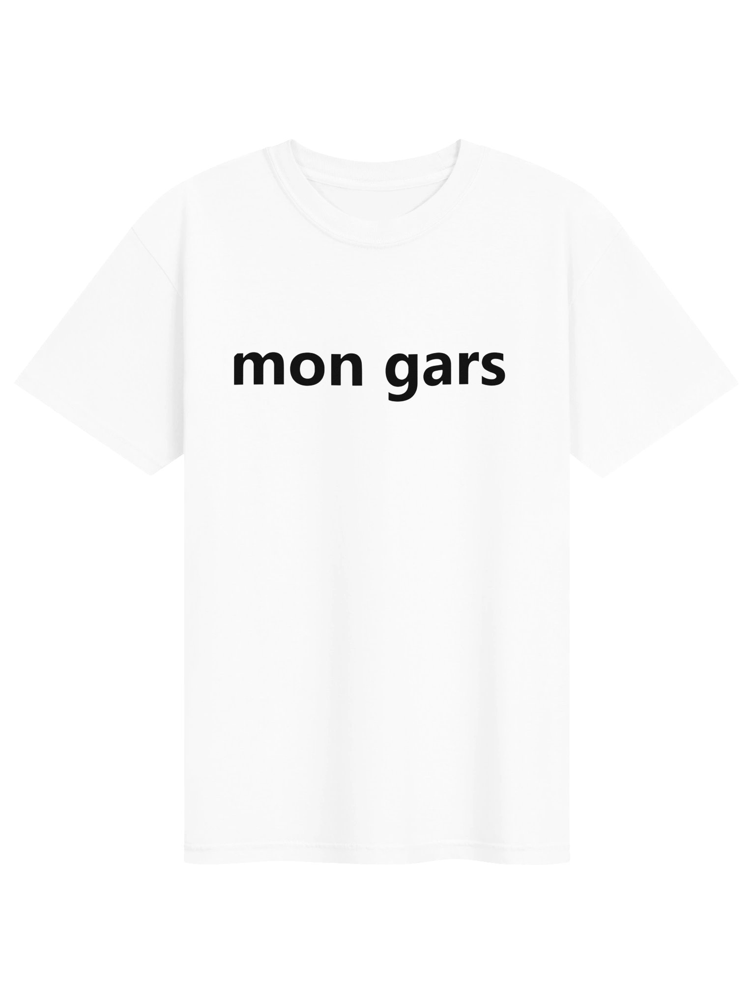 T-Shirt ''mon gars'' WHITE product image (1)