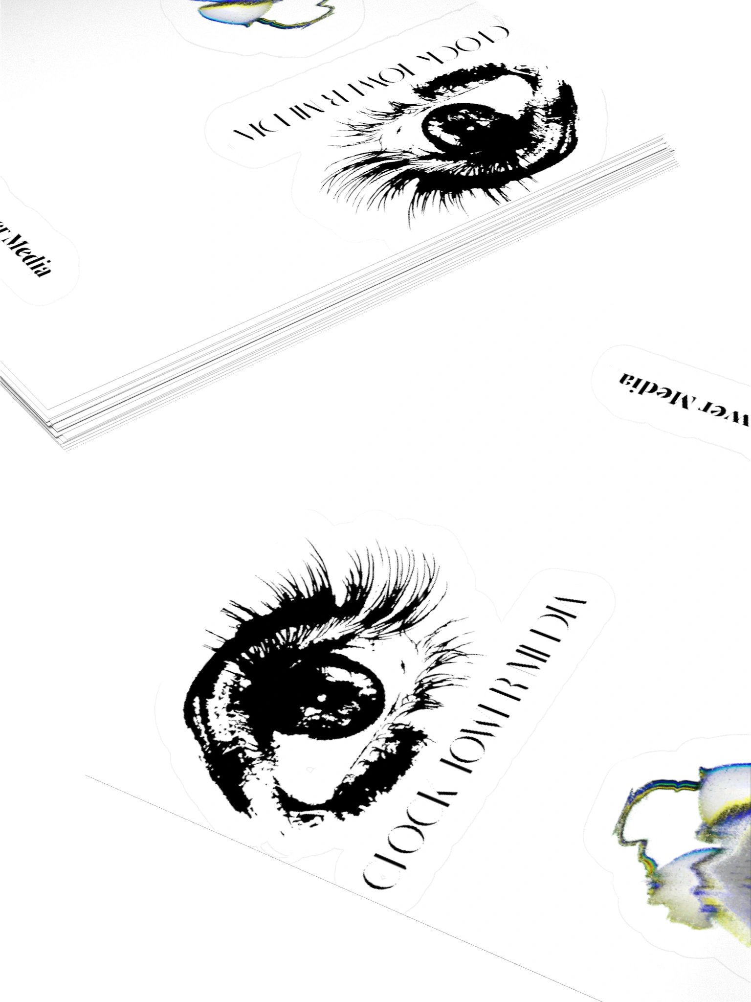 Clock tower media Sticker Sheet product image (10)
