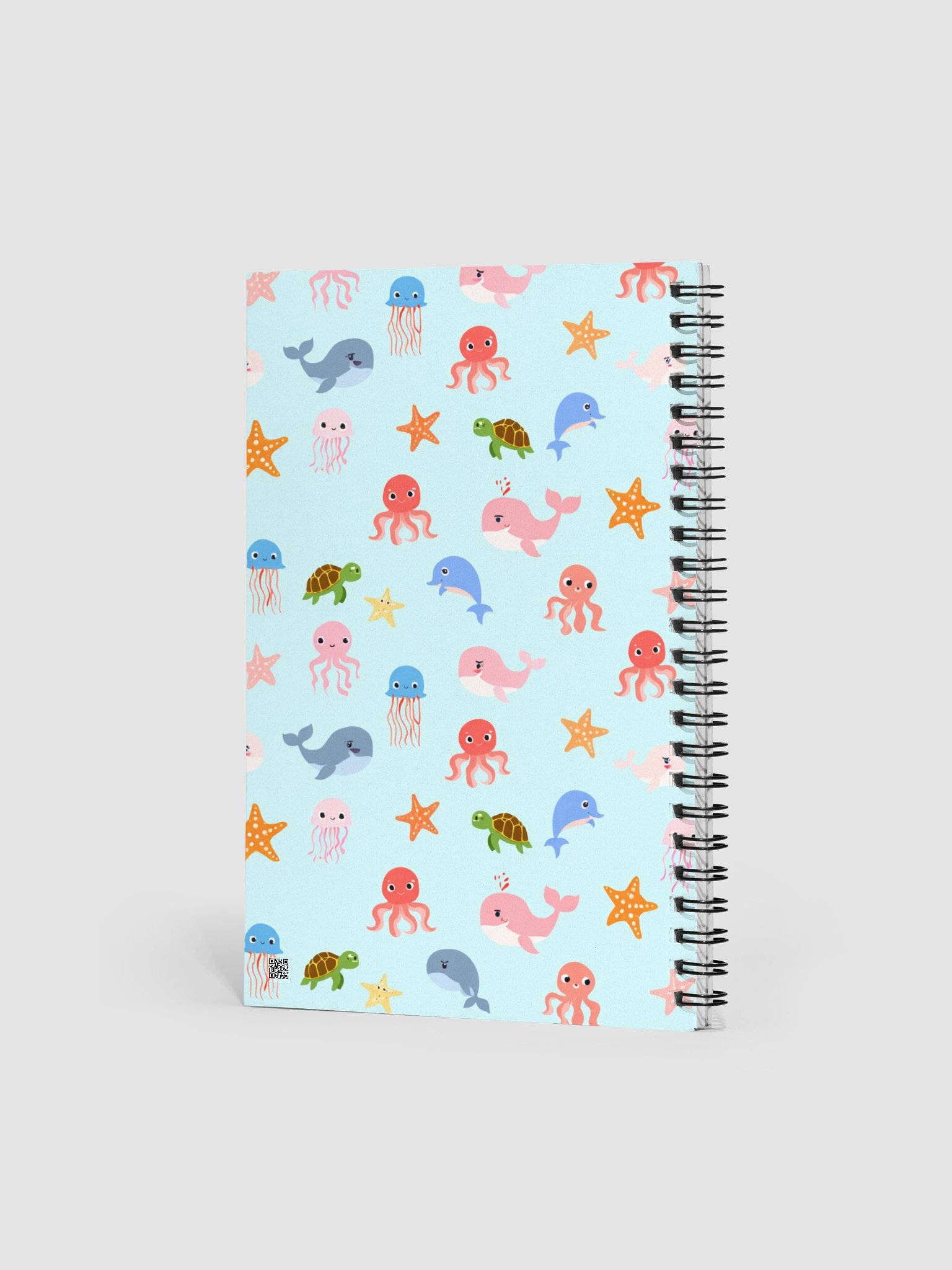 Whimsical Sea Creatures Spiral Notebook product image (2)