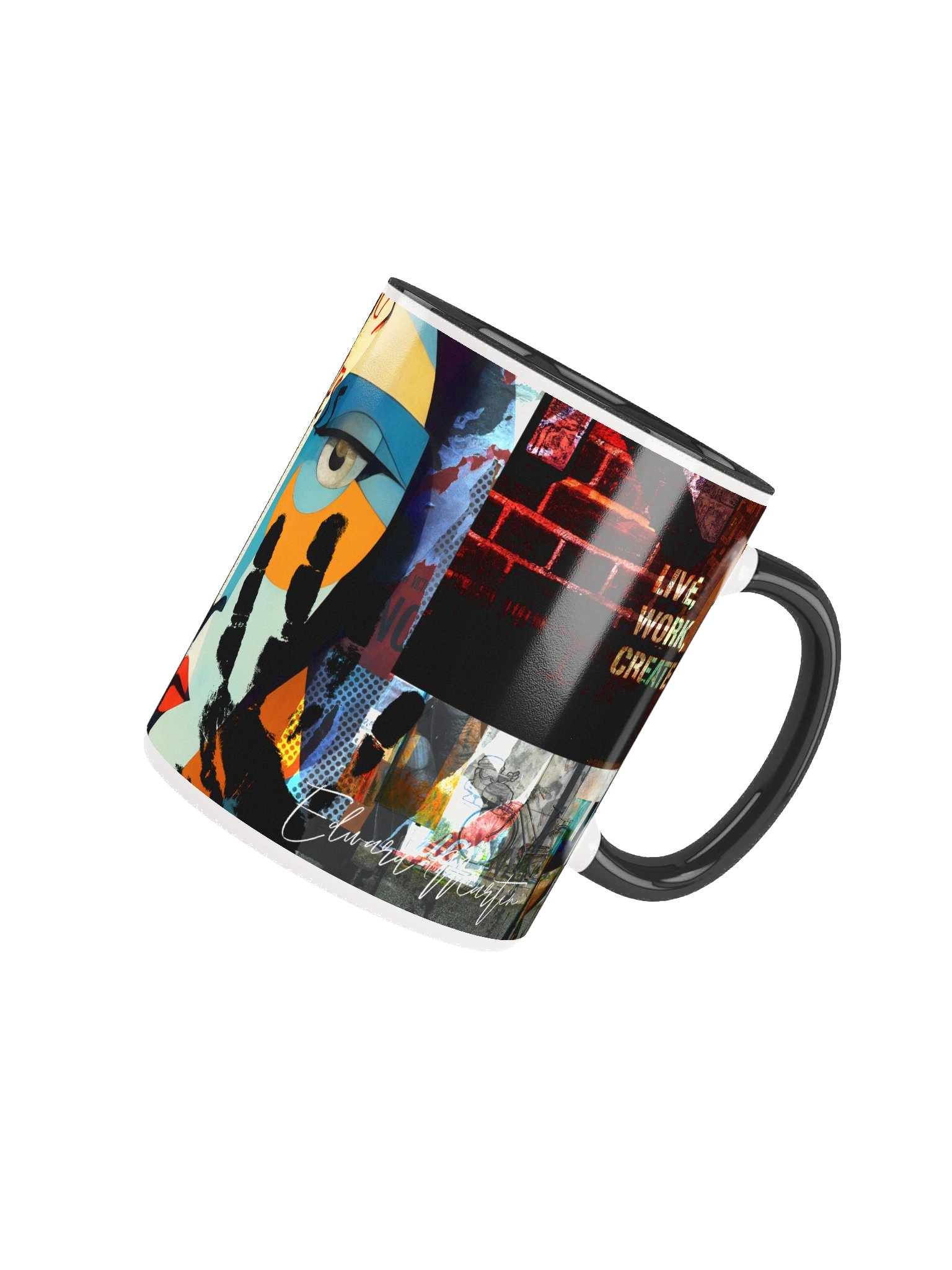 'Live, Work, Create' by Edward Martin Ceramic Mug product image (47)
