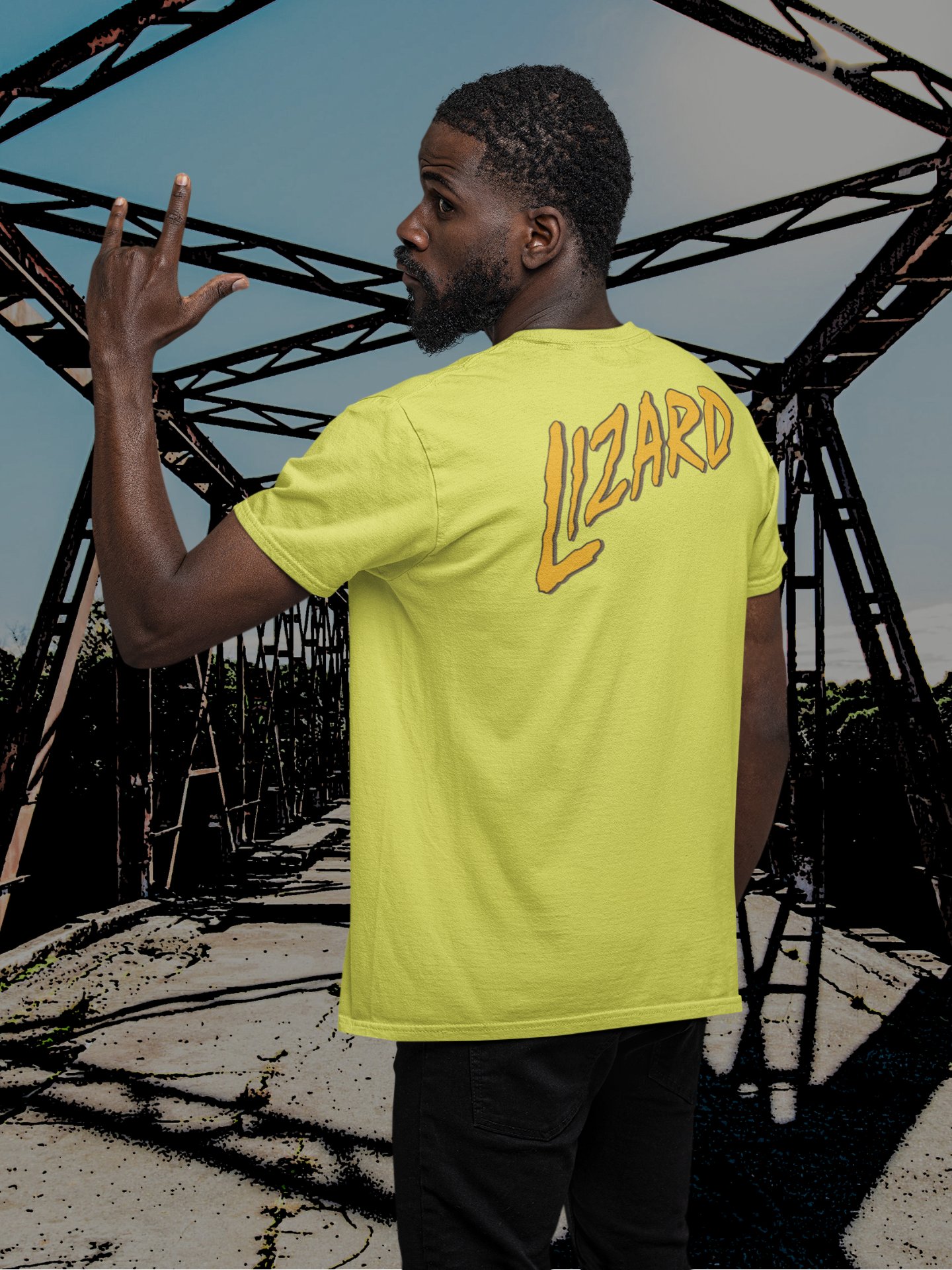 (2 sided) Lizard supersoft unisex t-shirt product image (1)