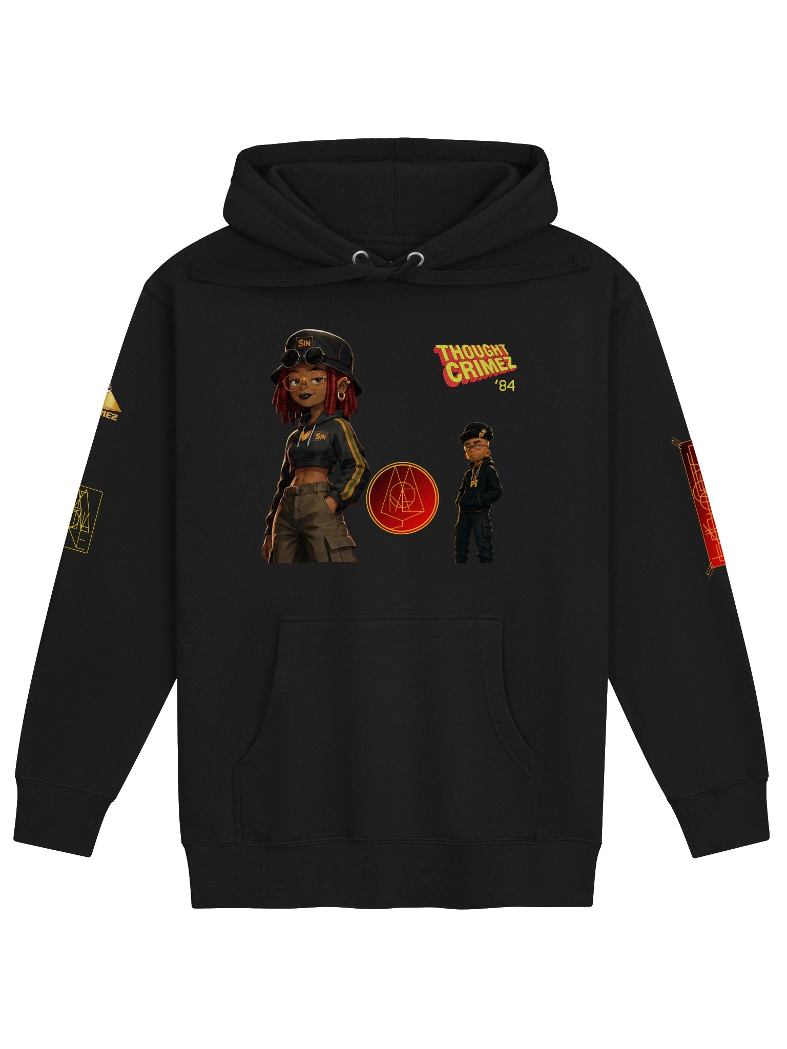 Thought Crimez ’84 Graphic Hoodie GALACTIC product image (4)