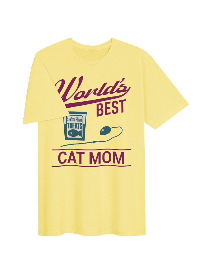 World's Best Cat Mom - Unisex Adult Super Soft Lightweight T-shirt product image (20)