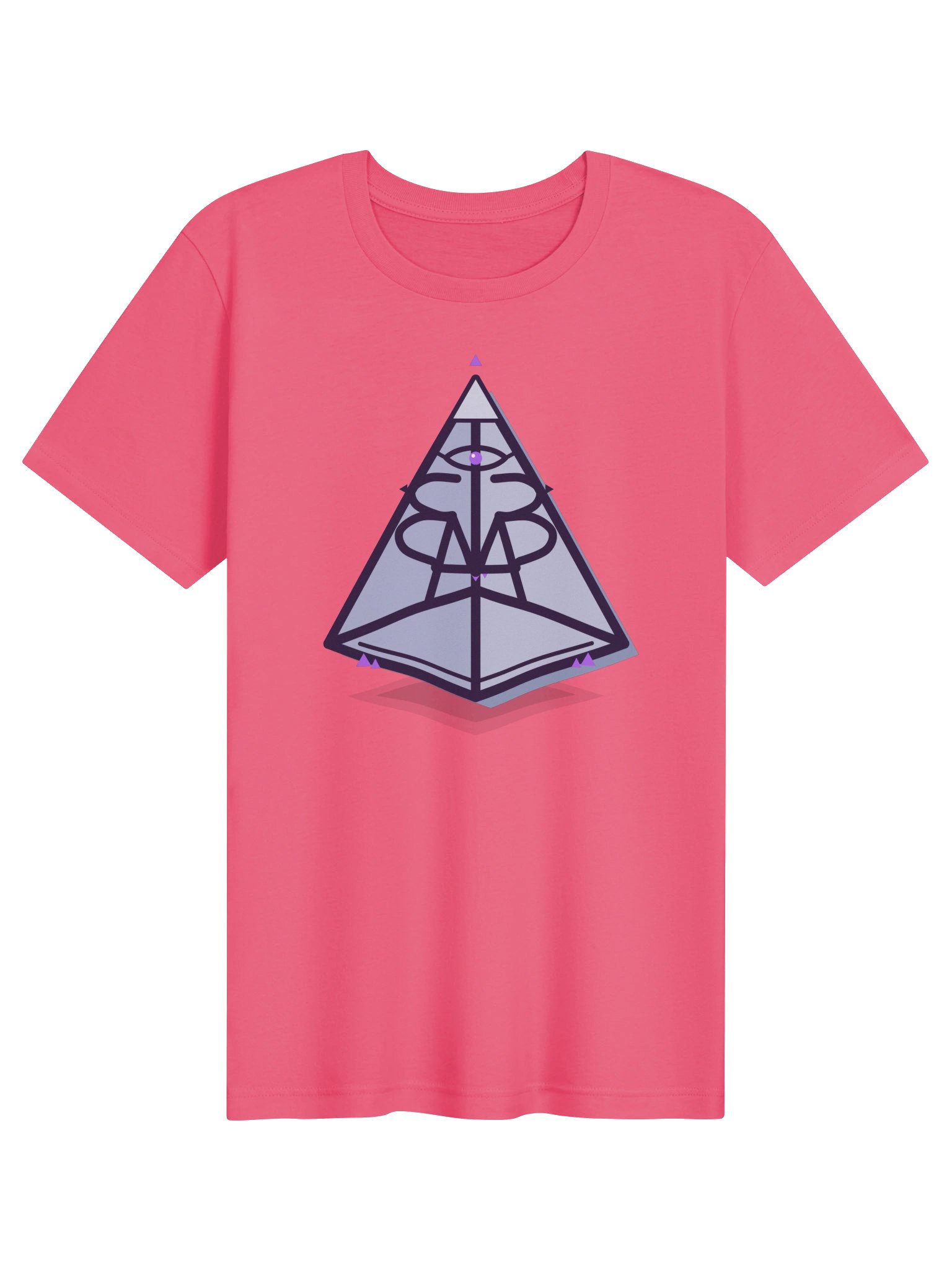 AMP-33 Pyramid 3D Tee — Pink product image (1)
