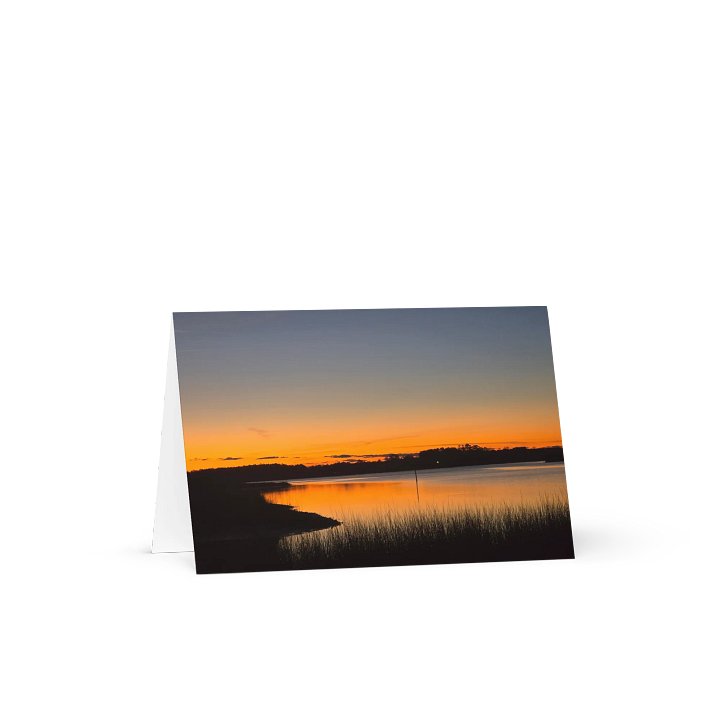 Sunrise Reflections Greeting Card product image (1)