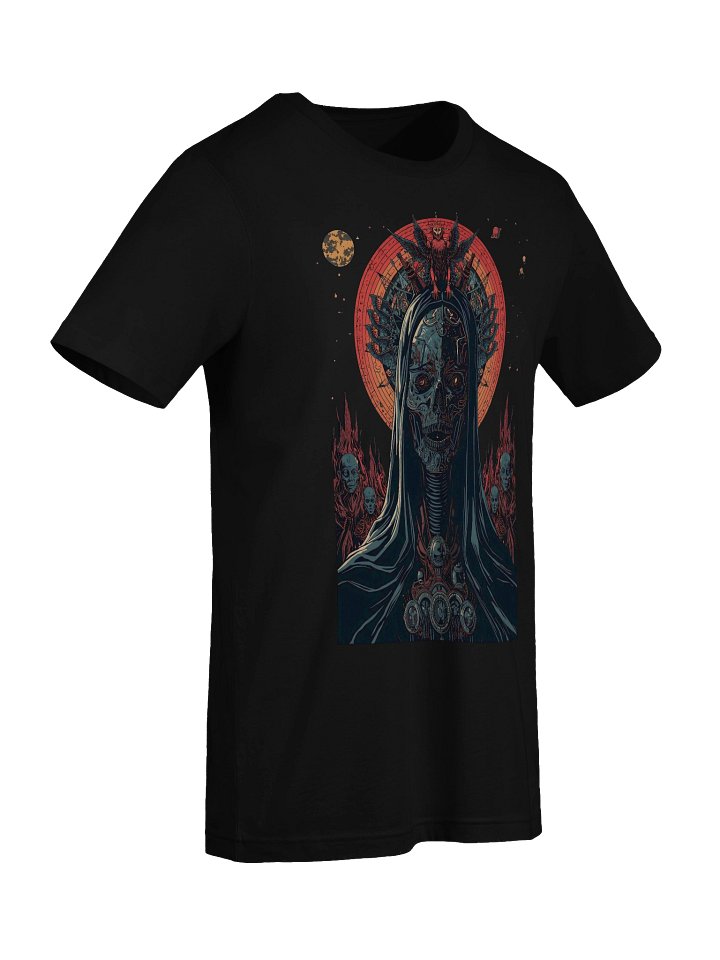 Neon Gothic Skull Lightweight T-Shirt product image (2)