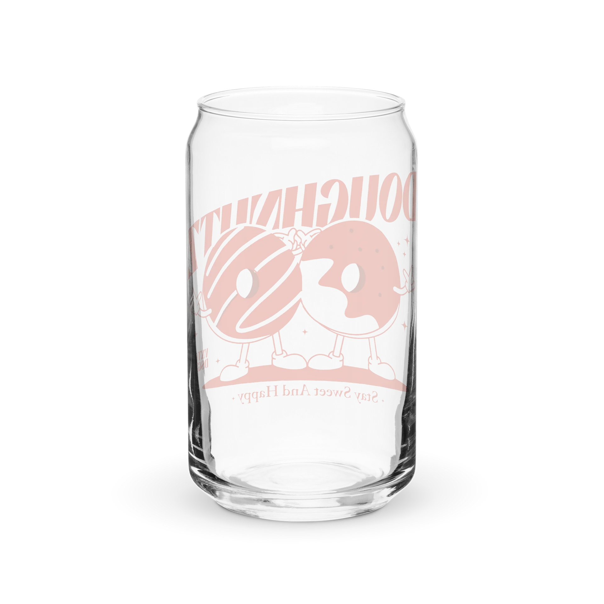 Doughnutz Stay Sweet & Happy Retro Can-Shaped Glass product image (4)
