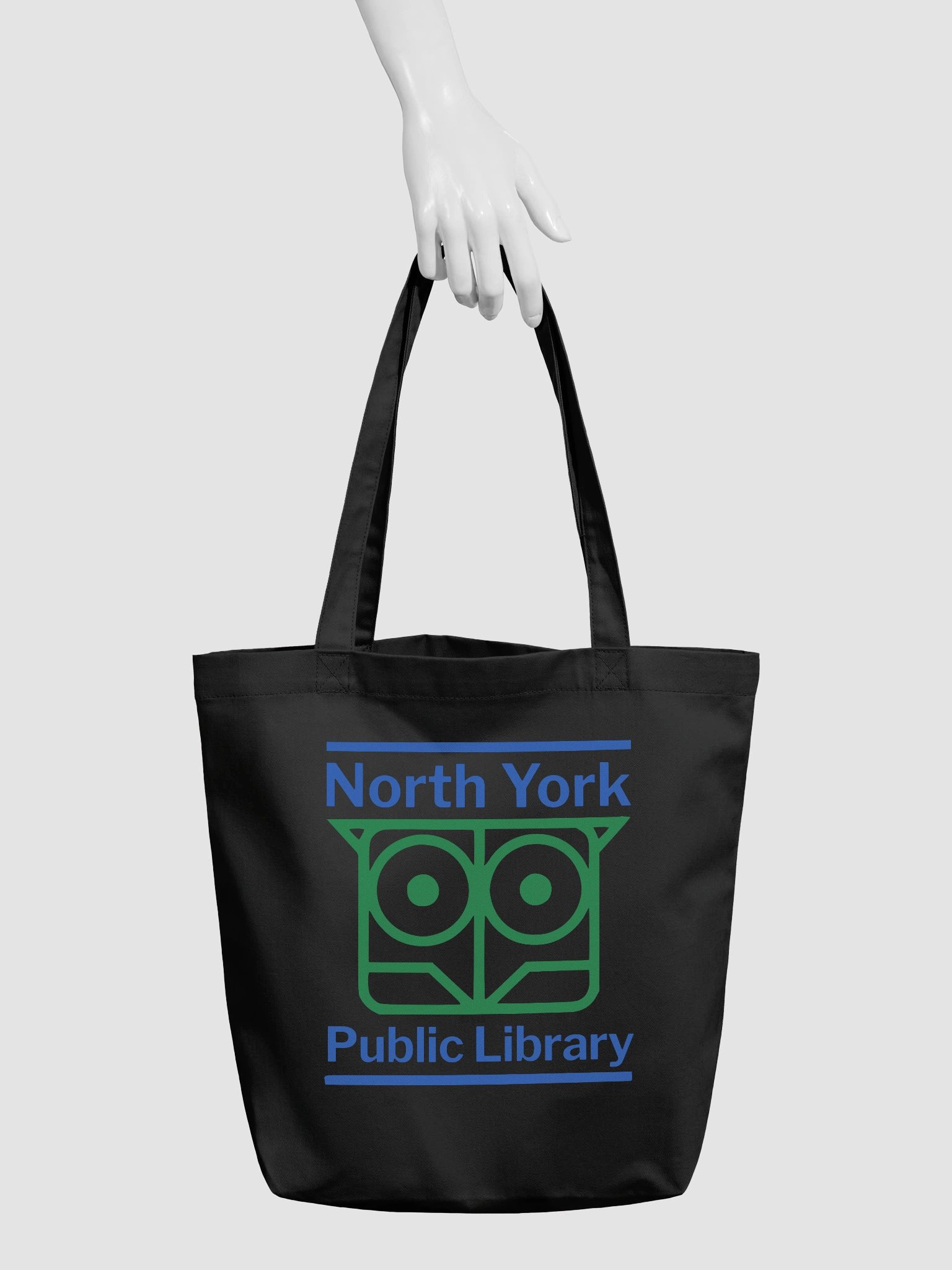NYPL Retro Owl organic cotton tote product image (3)