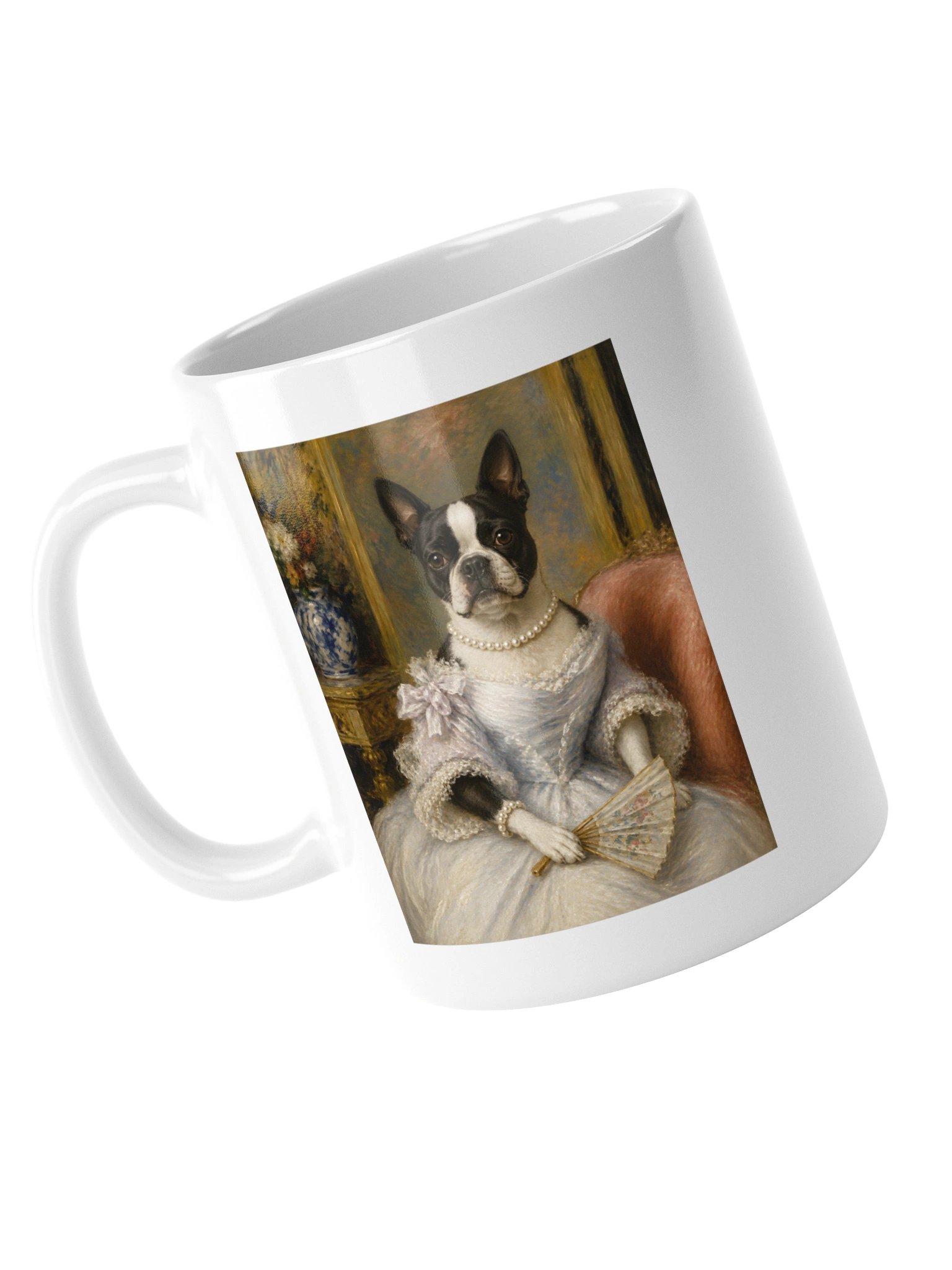 Boston Terrier Portrait of Irène Cahen d'Anvers Mug product image (5)