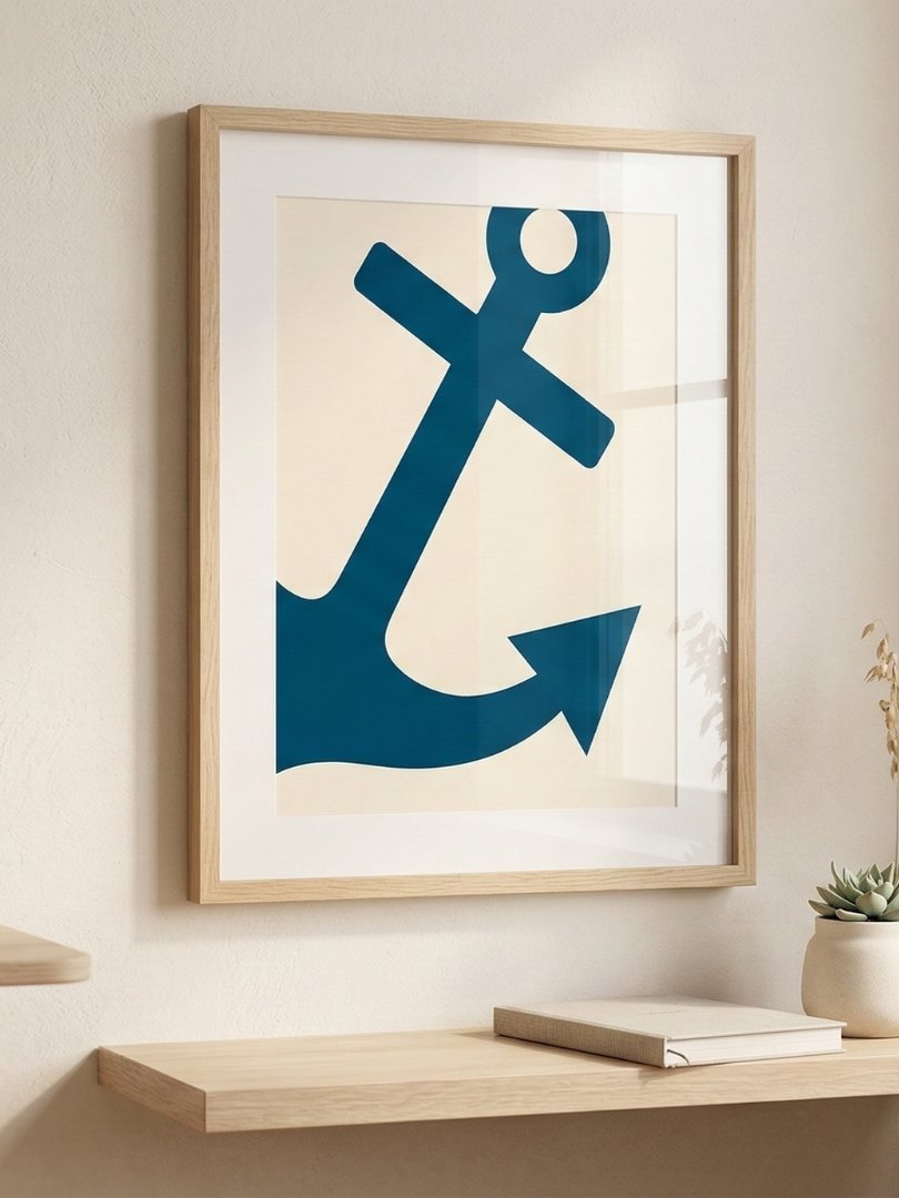 Minimalist Anchor Print. (Digital Download) product image (1)