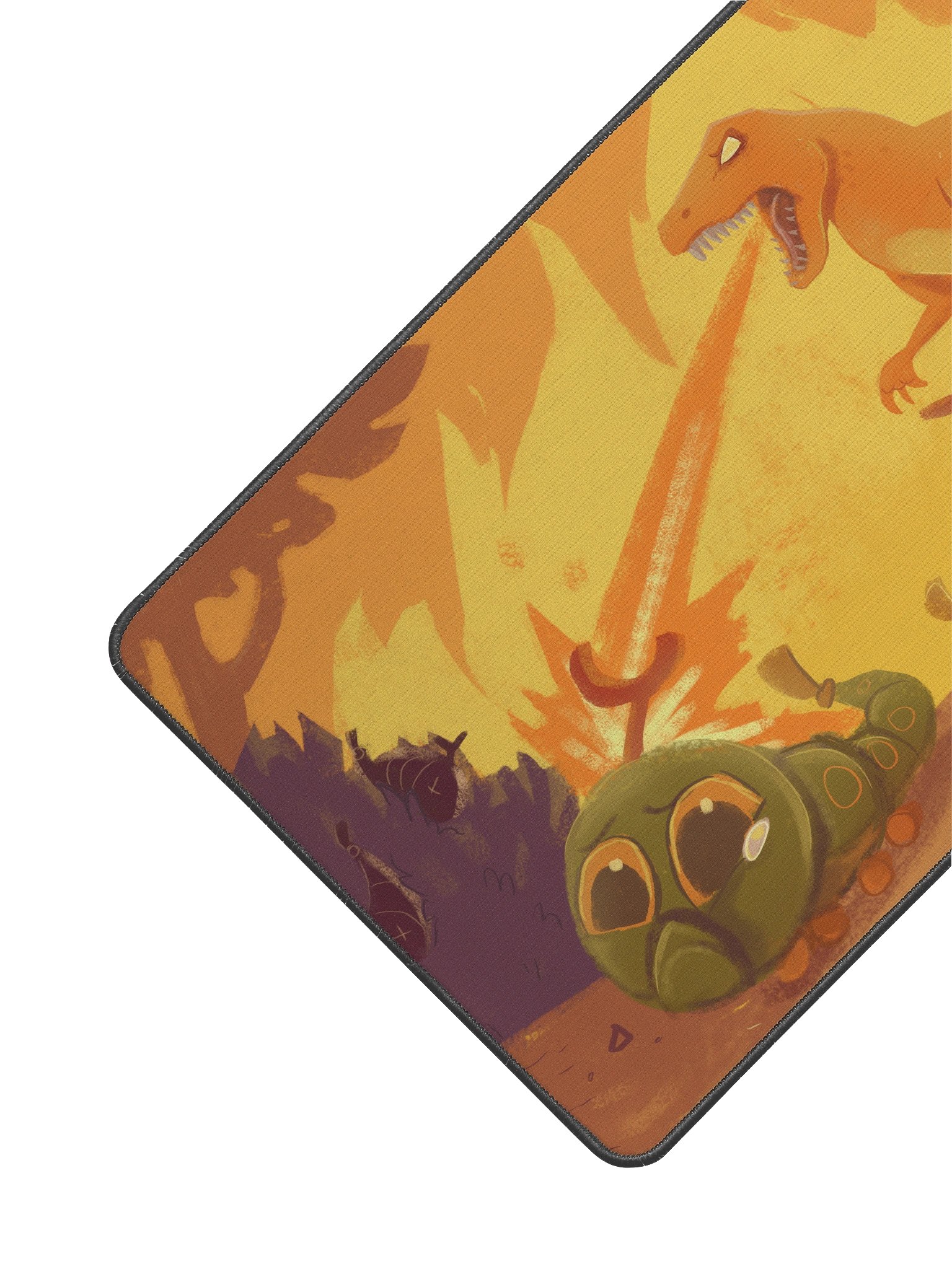 "Lizard's Destruction" - Desk Mat product image (2)