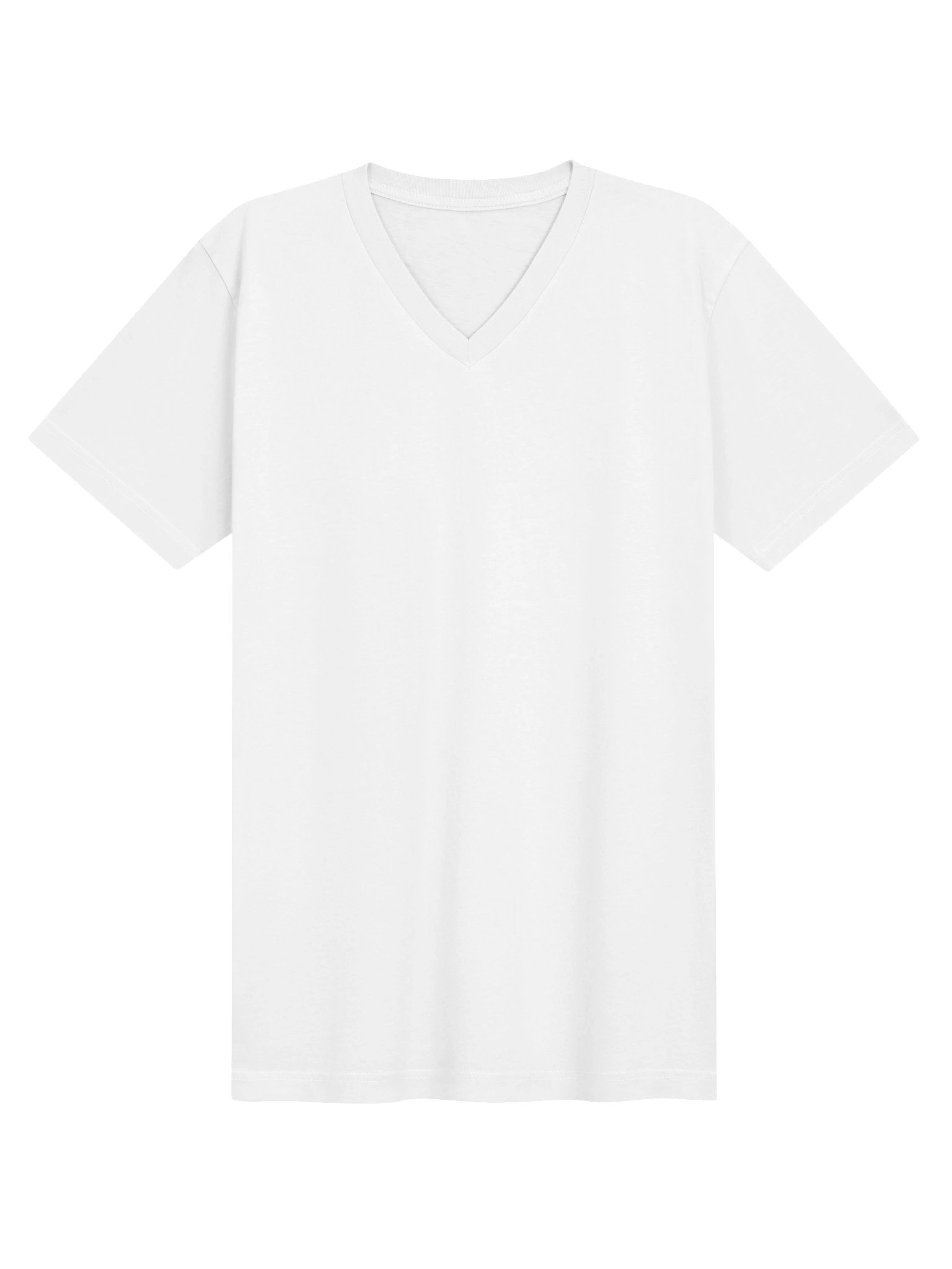 Shoulder Monogram V-Neck — White product image (1)