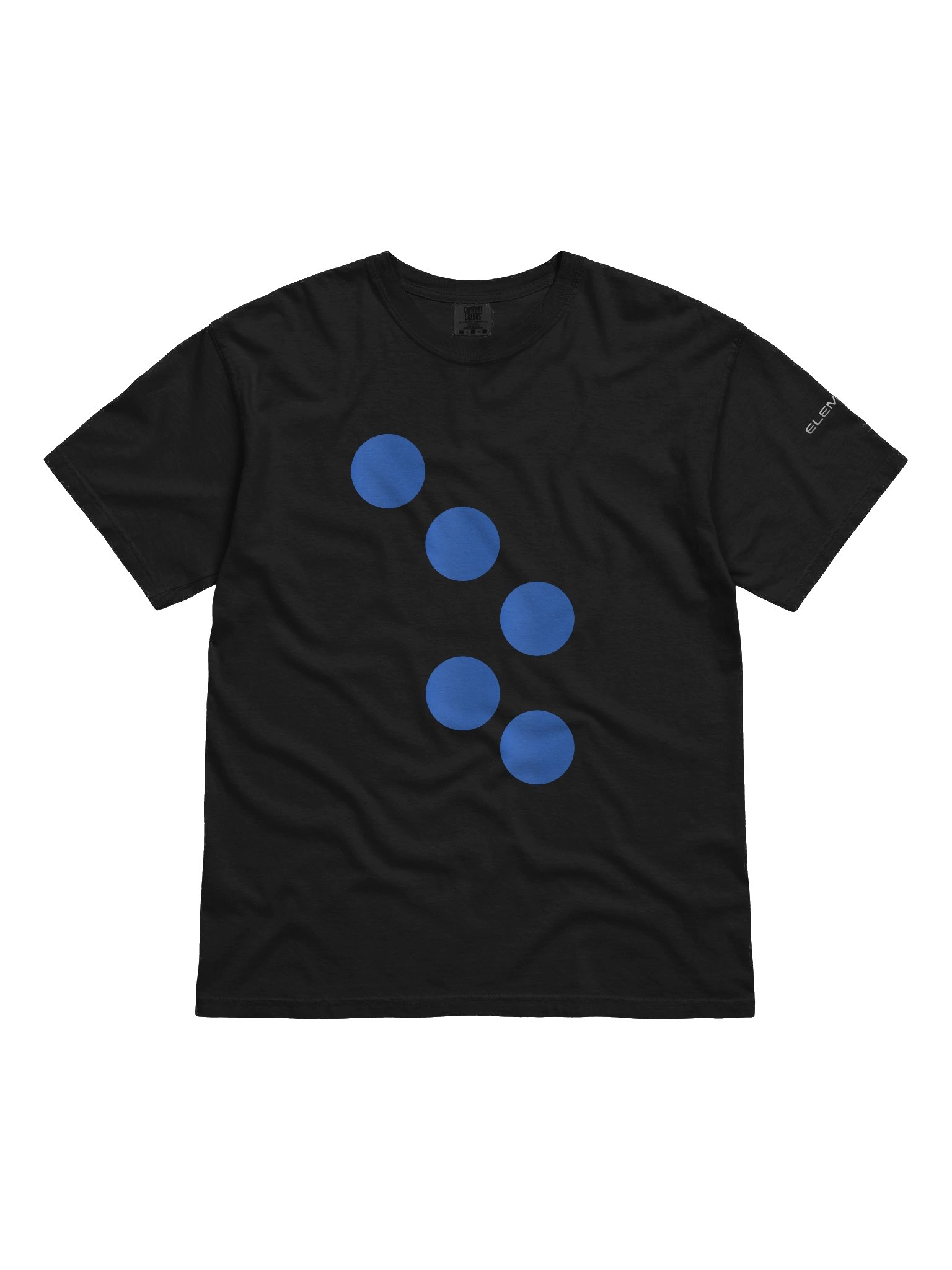Blue Circle Diagonal Comfort T-Shirt product image (3)