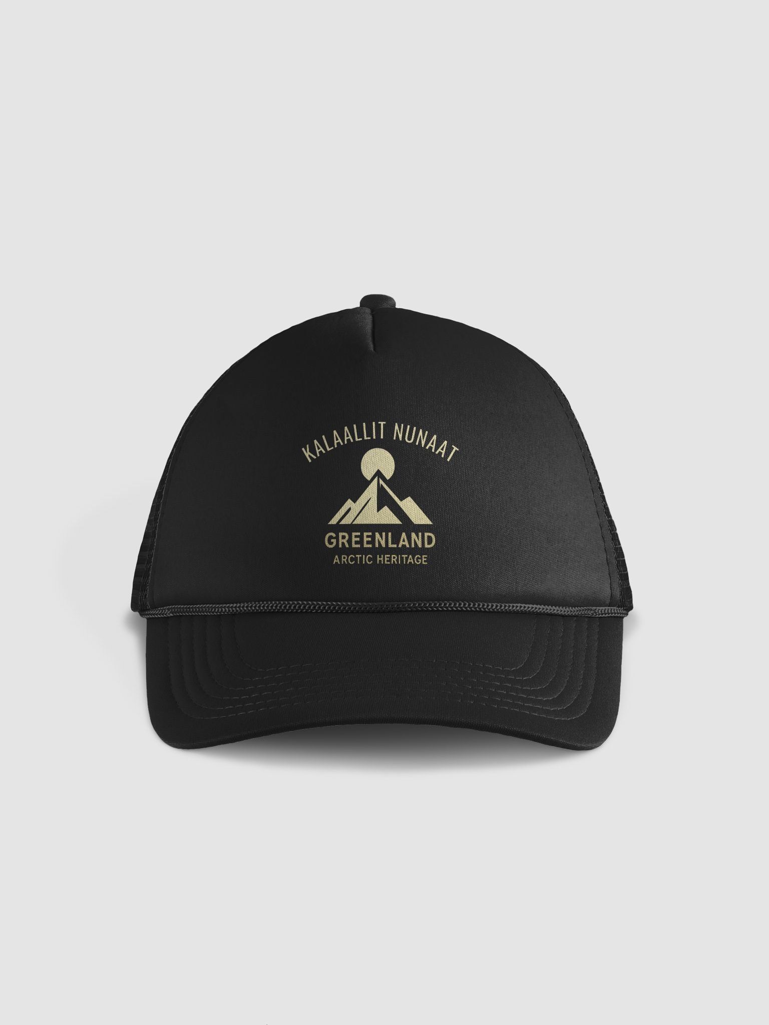 Greenland Heritage Trucker Hat – Kalaallit Nunaat Arctic Emblem product image (1)