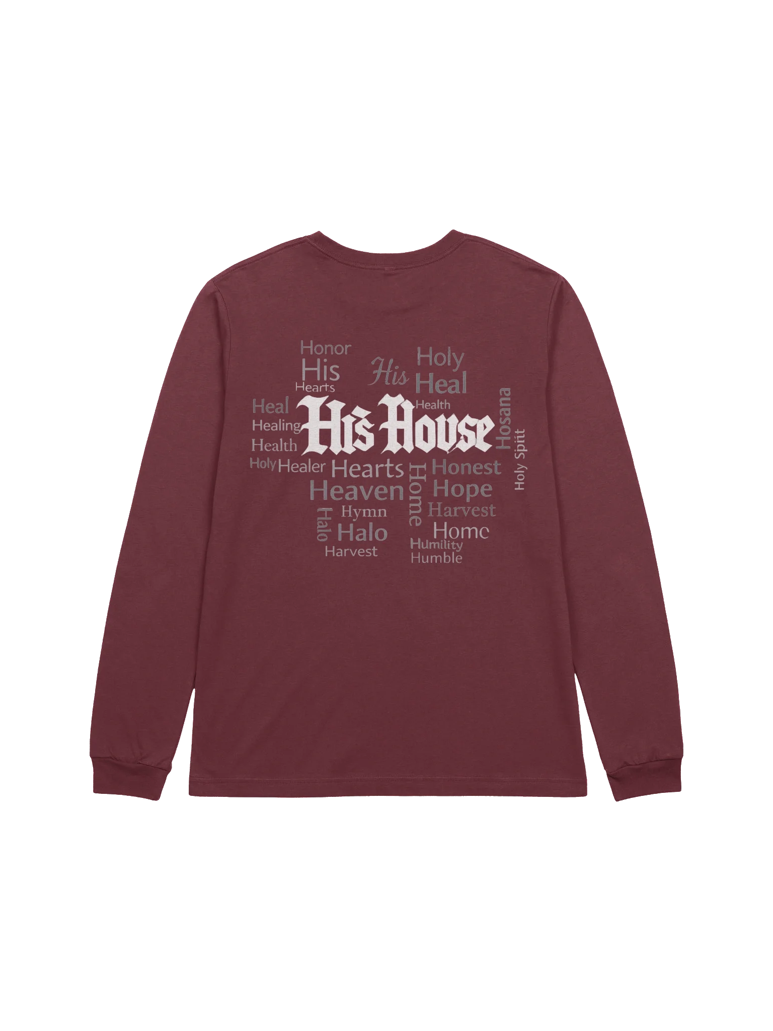His House Unisex "Heavenly H" Supersoft Long Sleeve T-Shirt by His House