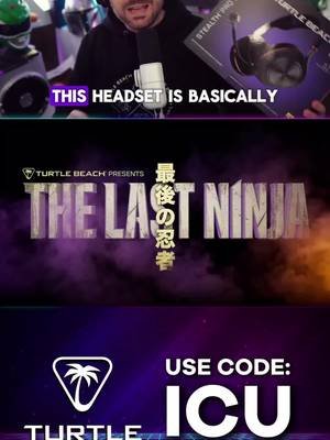 The @Turtle Beach Gaming Stealth Pro II vs The Last Ninja 🎧🥷 . This headset is going to be something special. . Available to buy from tomorrow 👉 turtlebeach.gg/icu . #AD #turtlebeach 