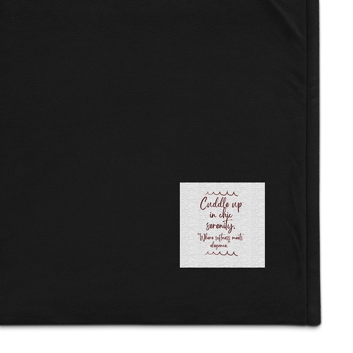 Serenity Sherpa: Premium Embroidered Blanket product image (1)