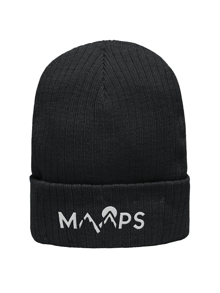 Ribbed MAAPS Beanie - White Logo product image (19)