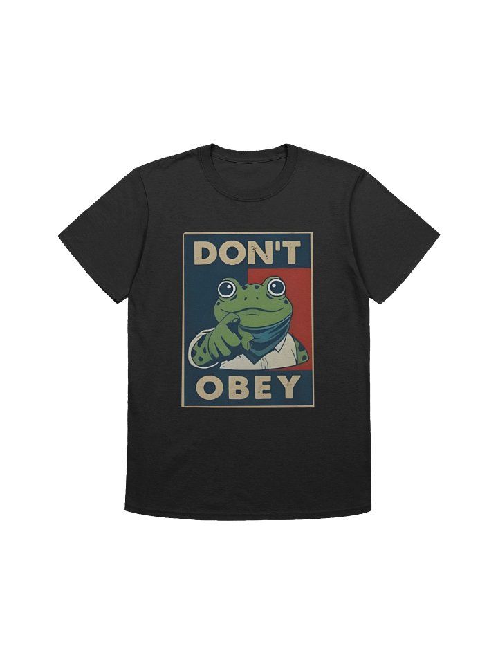 Don’t Obey Frog Shirt product image (1)