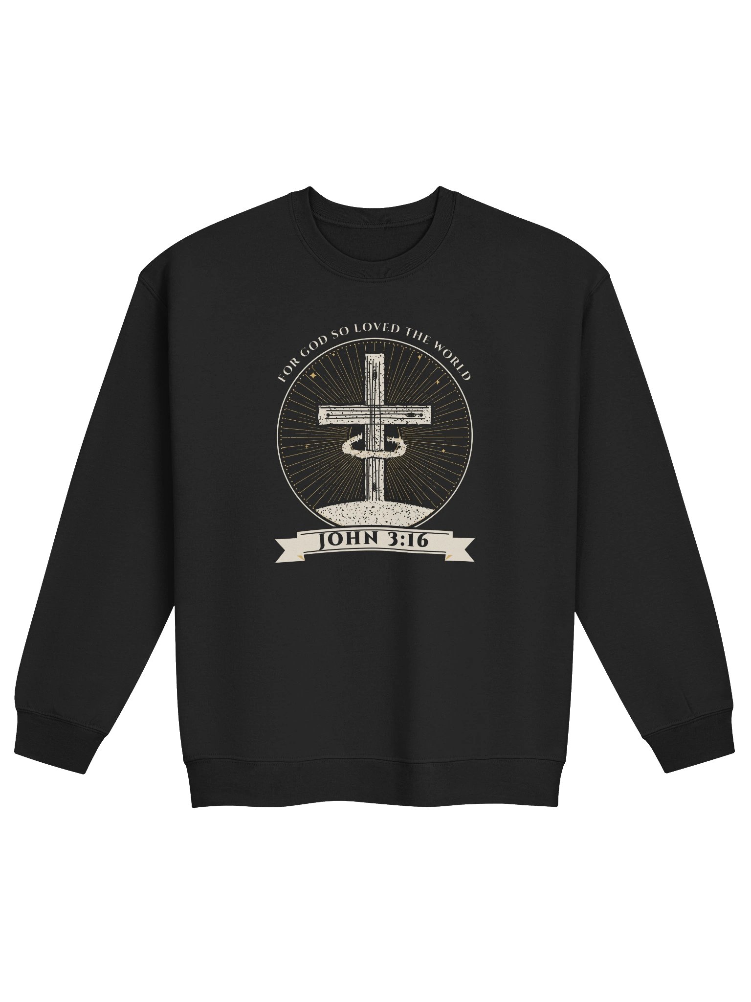 John 3:16 Cross Crewneck Sweatshirt product image (5)