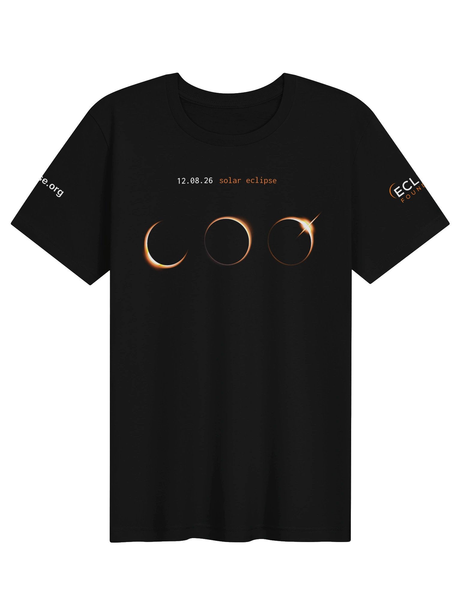 2026 solar eclipse unisex tshirt product image (1)