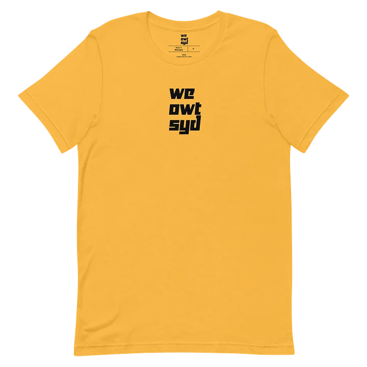 WeOwtsyd Premium T-Shirt - Yellow product image (1)
