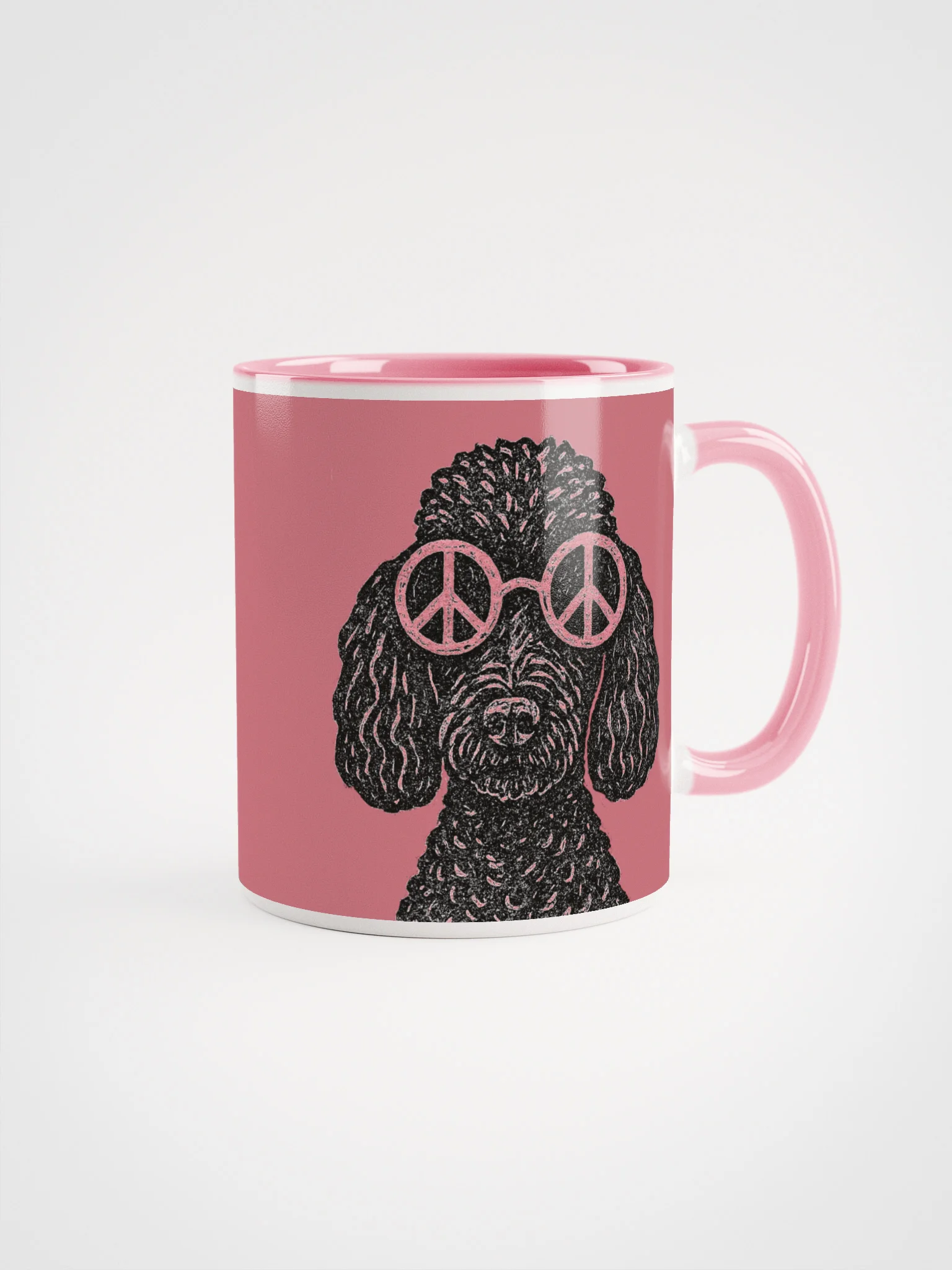 poodles for peace mug product image (1)