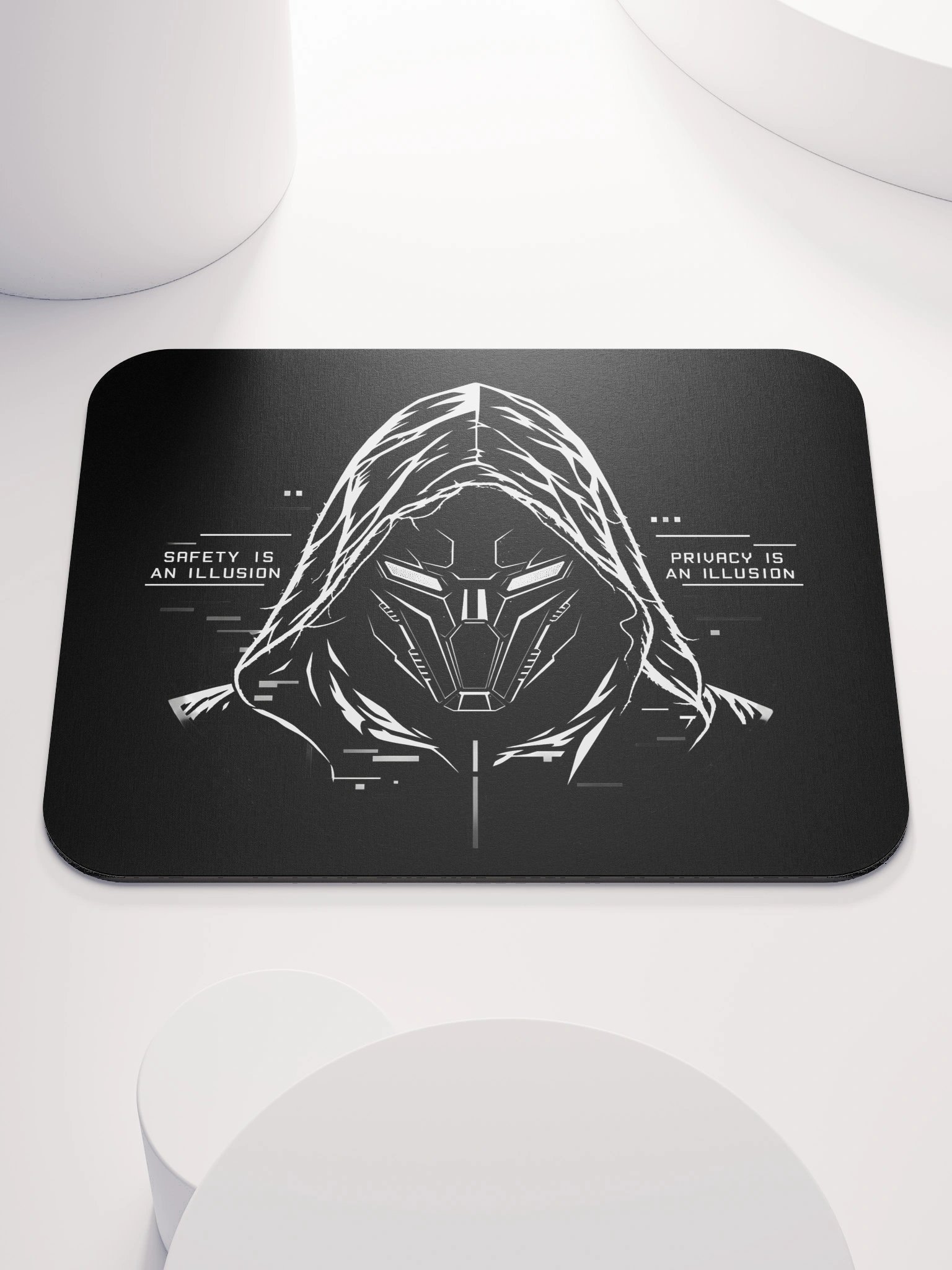 GS Black and White Mouse Pad. product image (1)