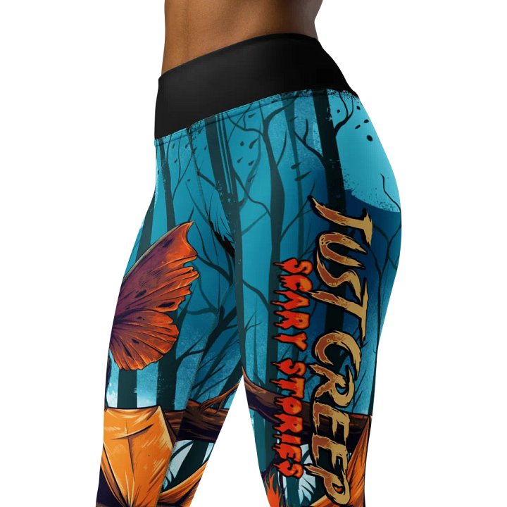 Eerie MothMan Forest Yoga Leggings product image (1)