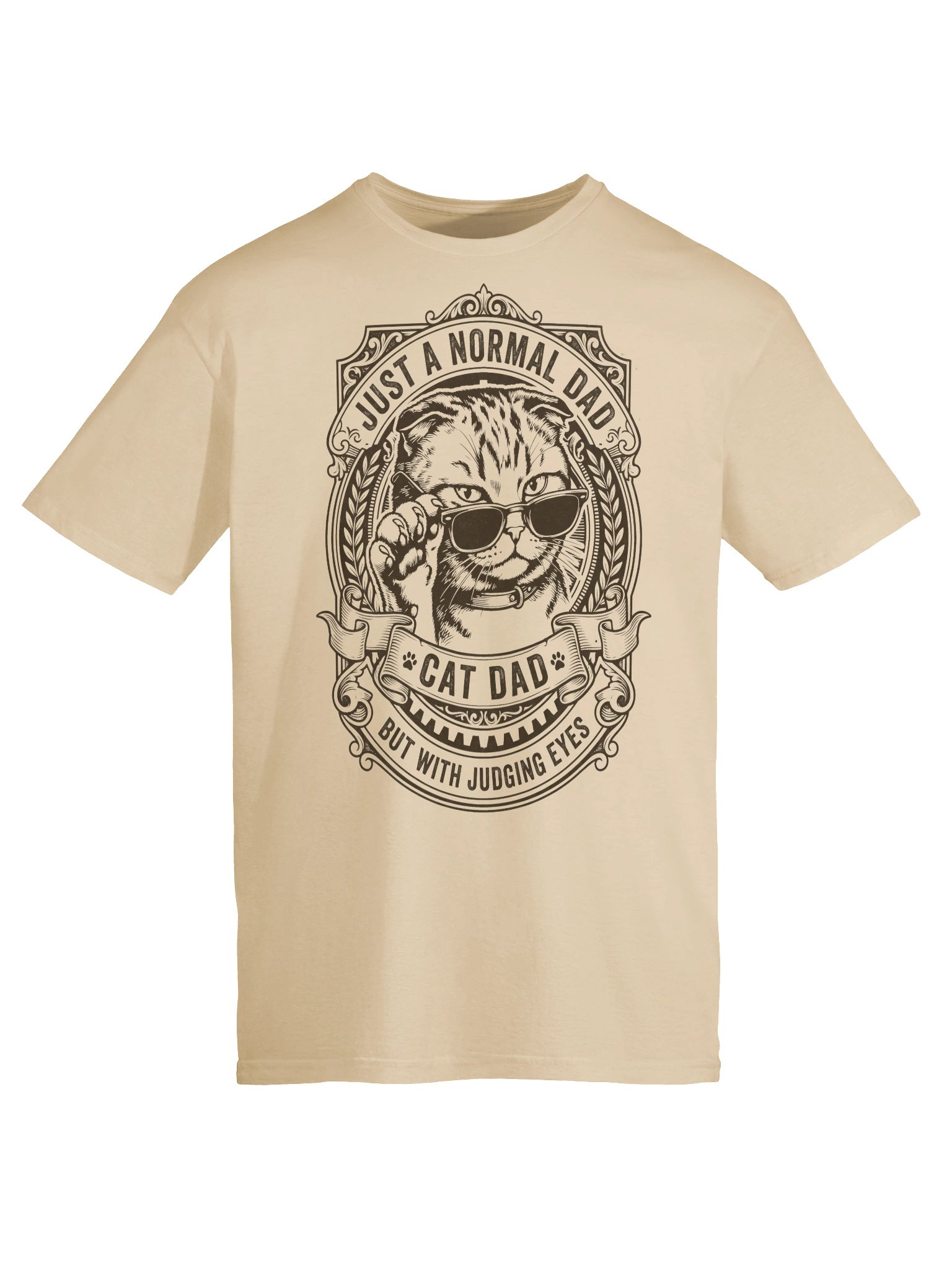 Judging Eyes Cat Dad T-Shirt product image (19)