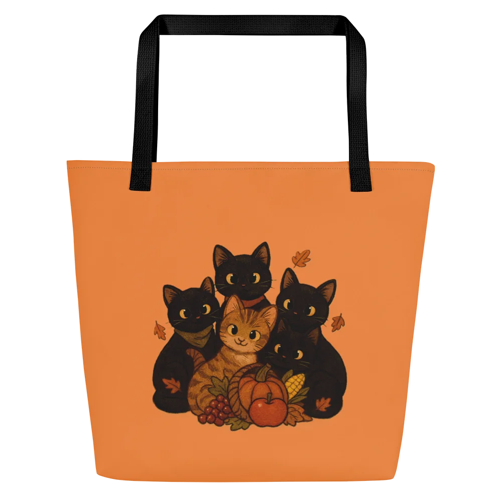 Cat Brigade Fall Tote Bag product image (1)