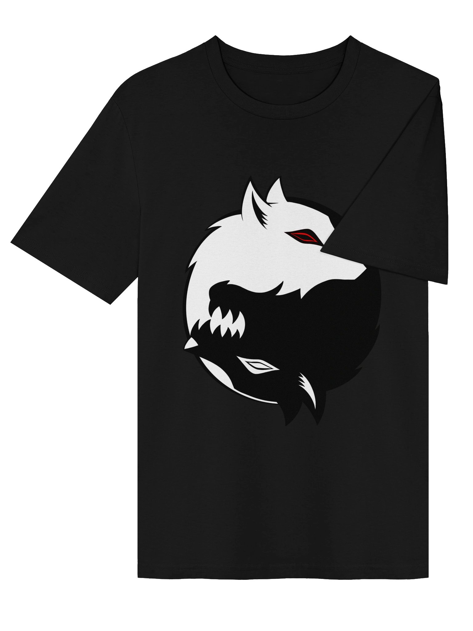 YingYang Wolf T-Shirt product image (4)
