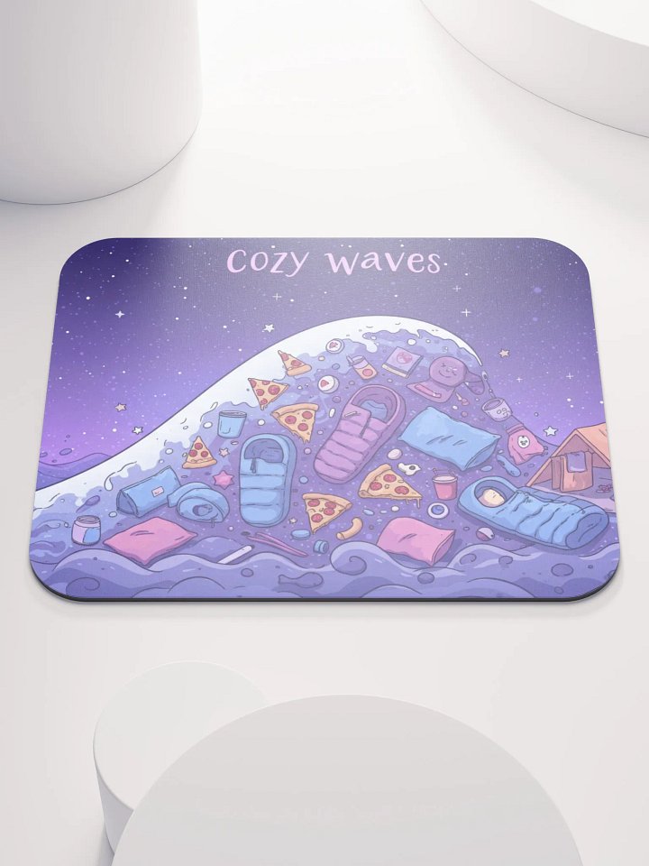 Cozy Waves Mouse Pad product image (1)