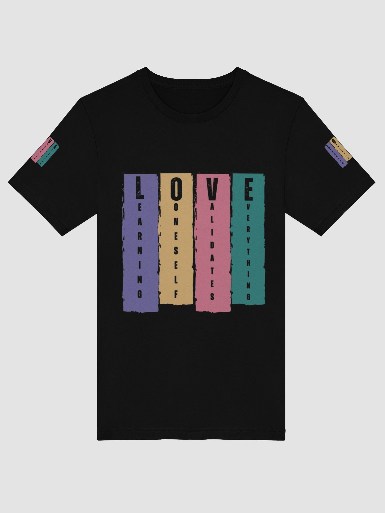LOVE Vertical Panel T-Shirt product image (5)