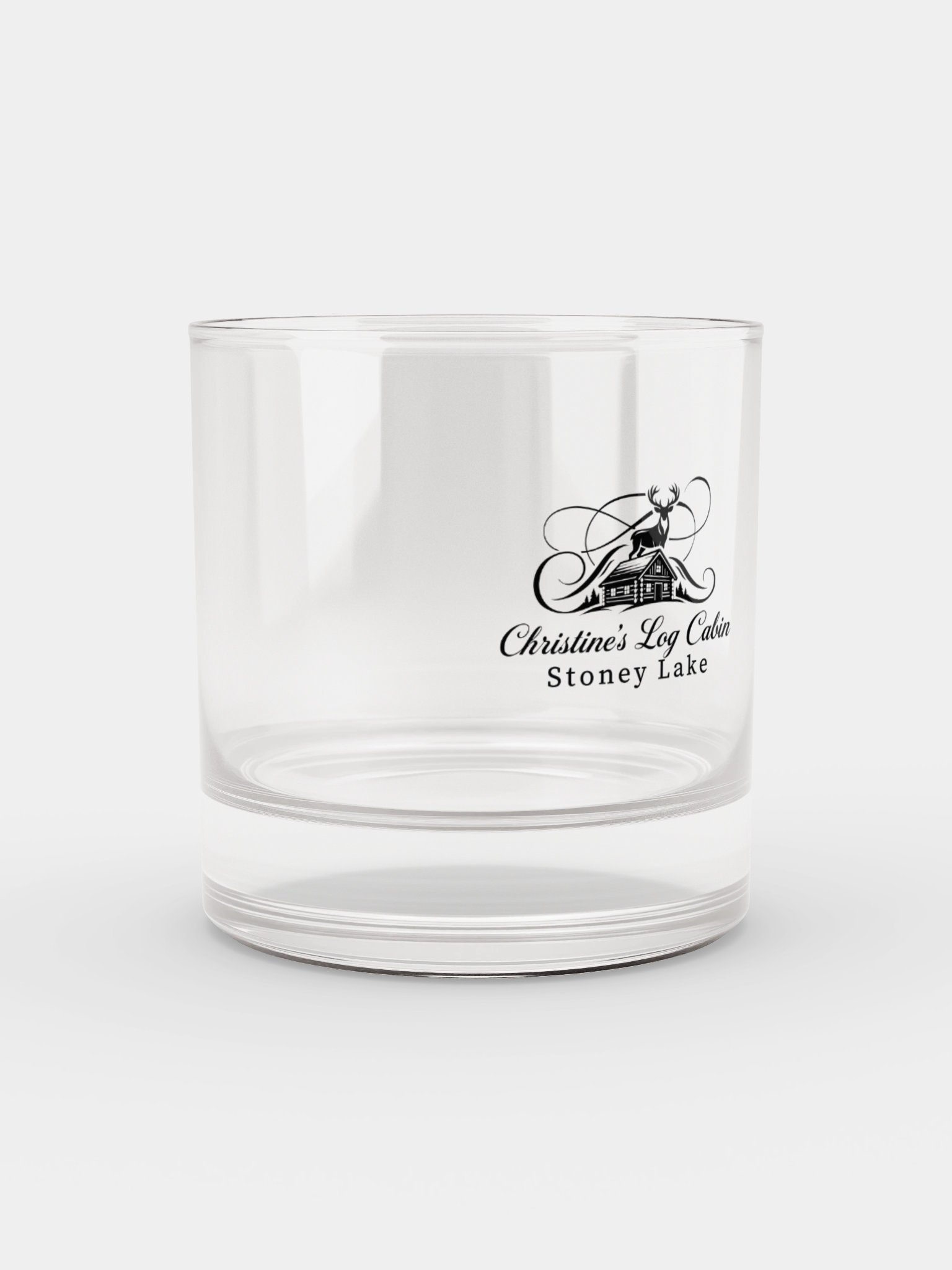 Christine's Log Cabin Whiskey Glass | Cabin Collection product image (2)