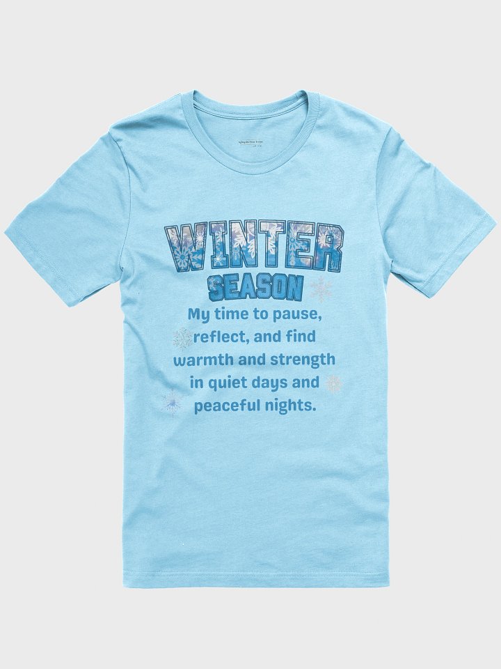 Winter Season – Quiet Strength Reflective T-Shirt (Light Colors) product image (1)